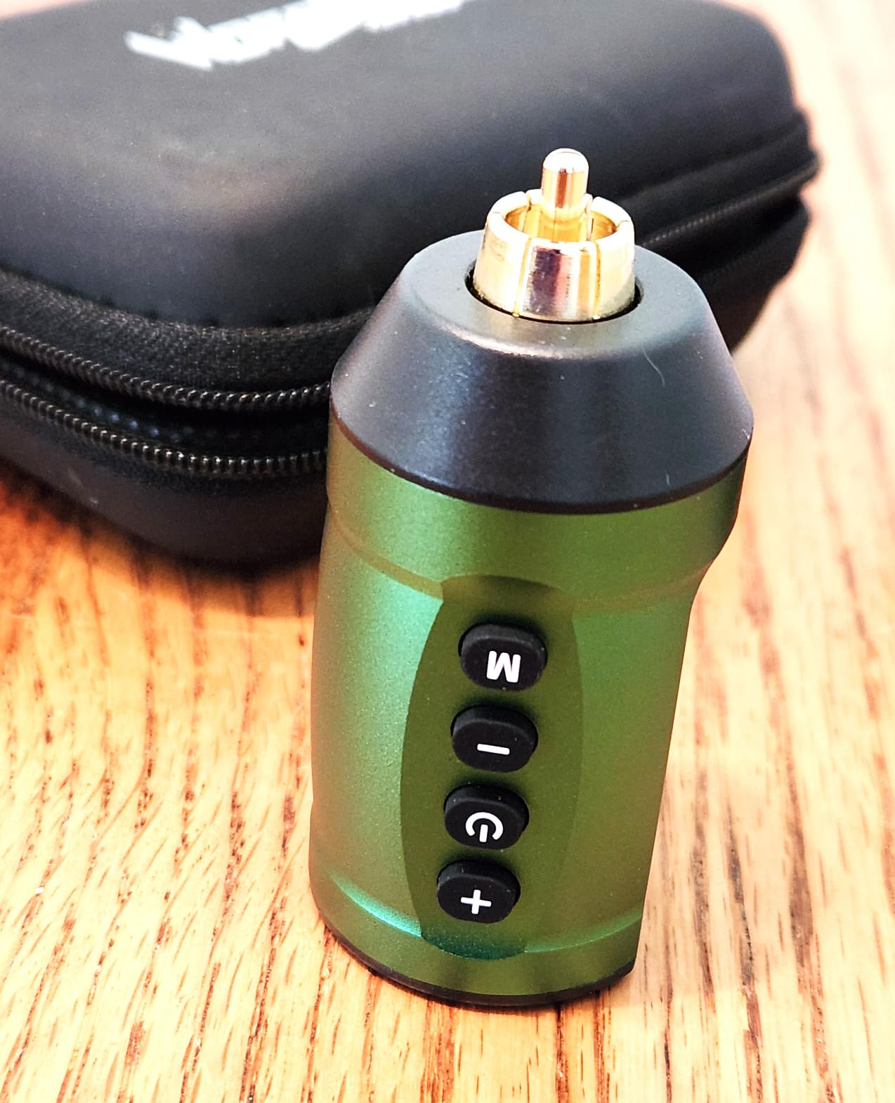 Wormhole Tattoo Battery Pack Wireless Tattoo Power Supply Rechargeable Cordless Tattoo Power Supply Portable RCA Lithium Battery Pack 1,800mAh Capacity with LED Digital Display for Tattoo Gun WB13-A customer photo 1