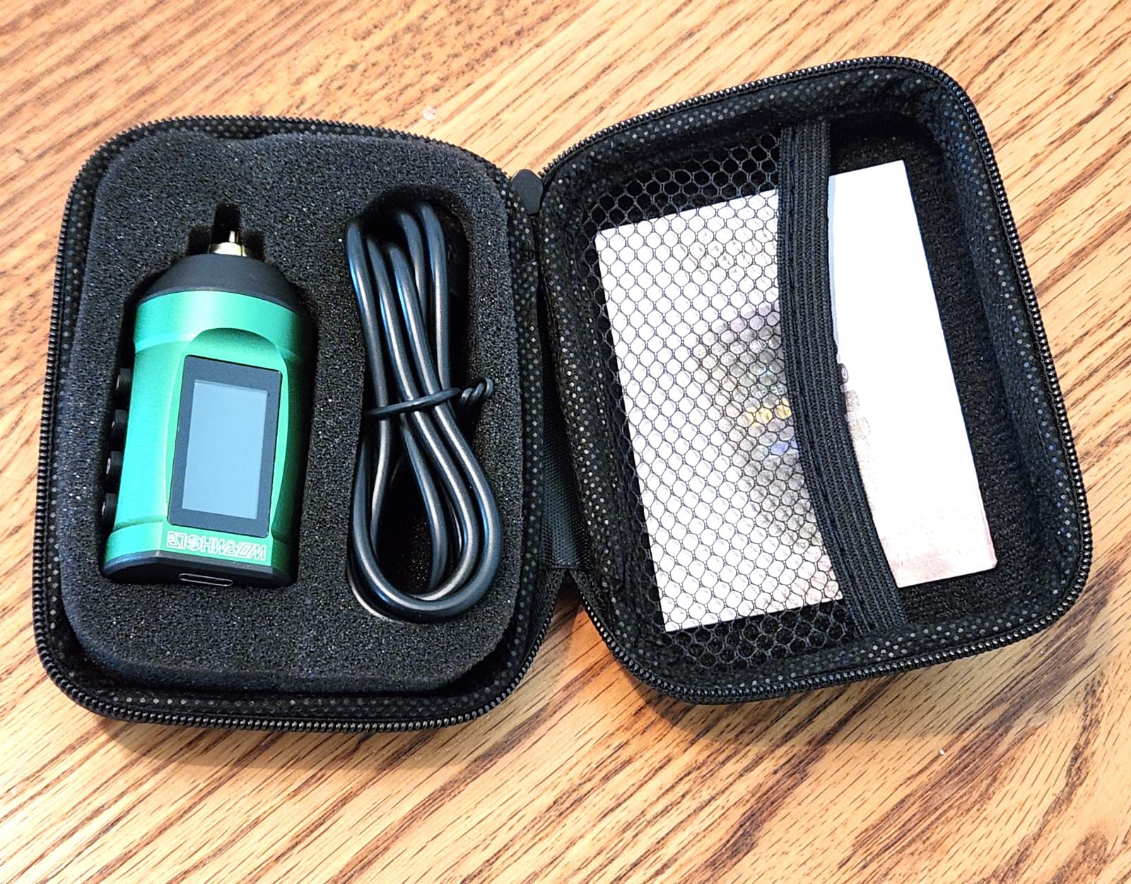 Wormhole Tattoo Battery Pack Wireless Tattoo Power Supply Rechargeable Cordless Tattoo Power Supply Portable RCA Lithium Battery Pack 1,800mAh Capacity with LED Digital Display for Tattoo Gun WB13-A customer photo 2