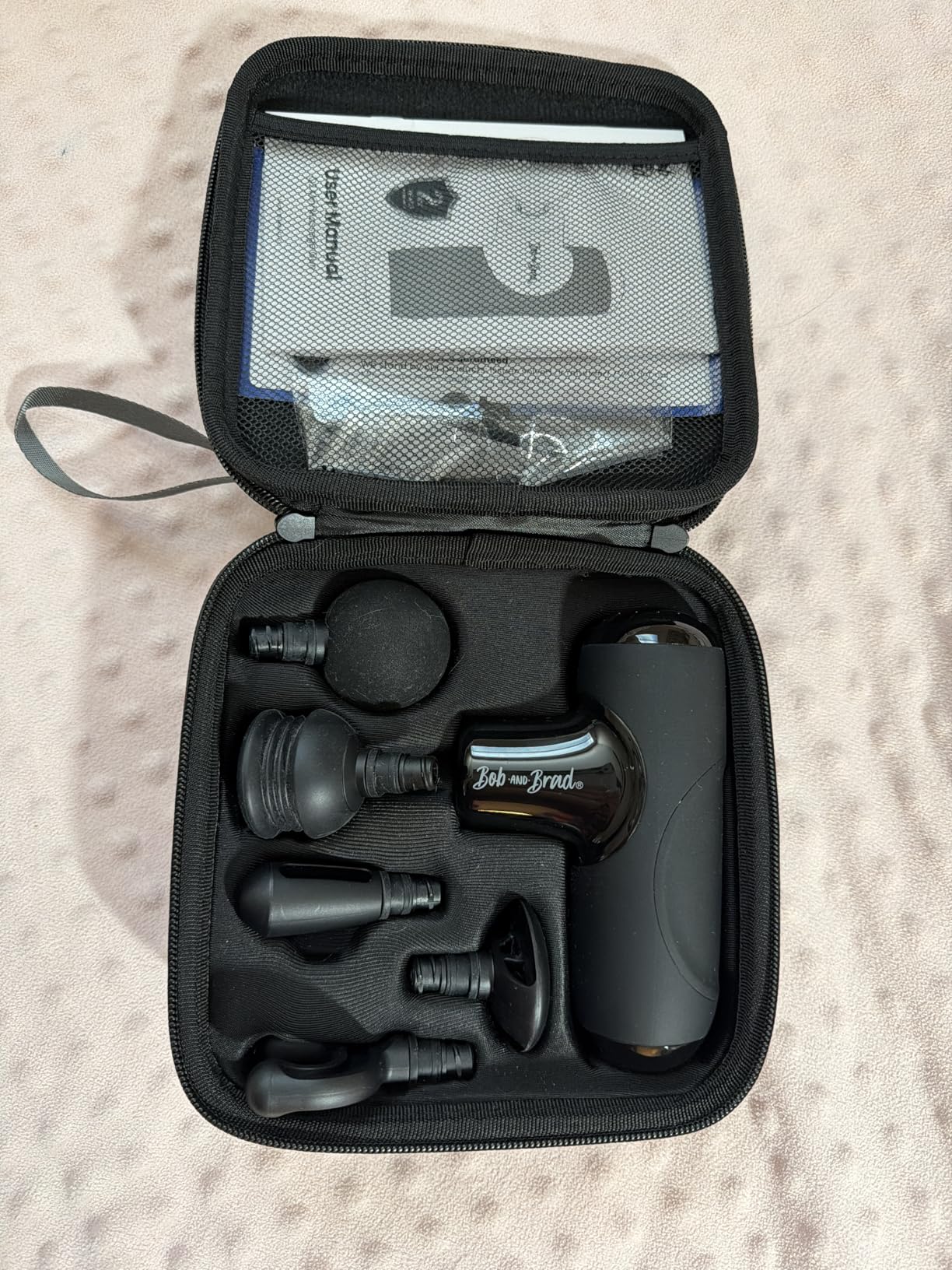 BOB AND BRAD Q2 Mini Massage Gun, Pocket-Sized Deep Tissue Massager, FSA Portable Percussion Muscle Massager Gun, Ultra Small & Quiet Travel Massage Gun for Pain Relief, HSA Eligible customer photo 2