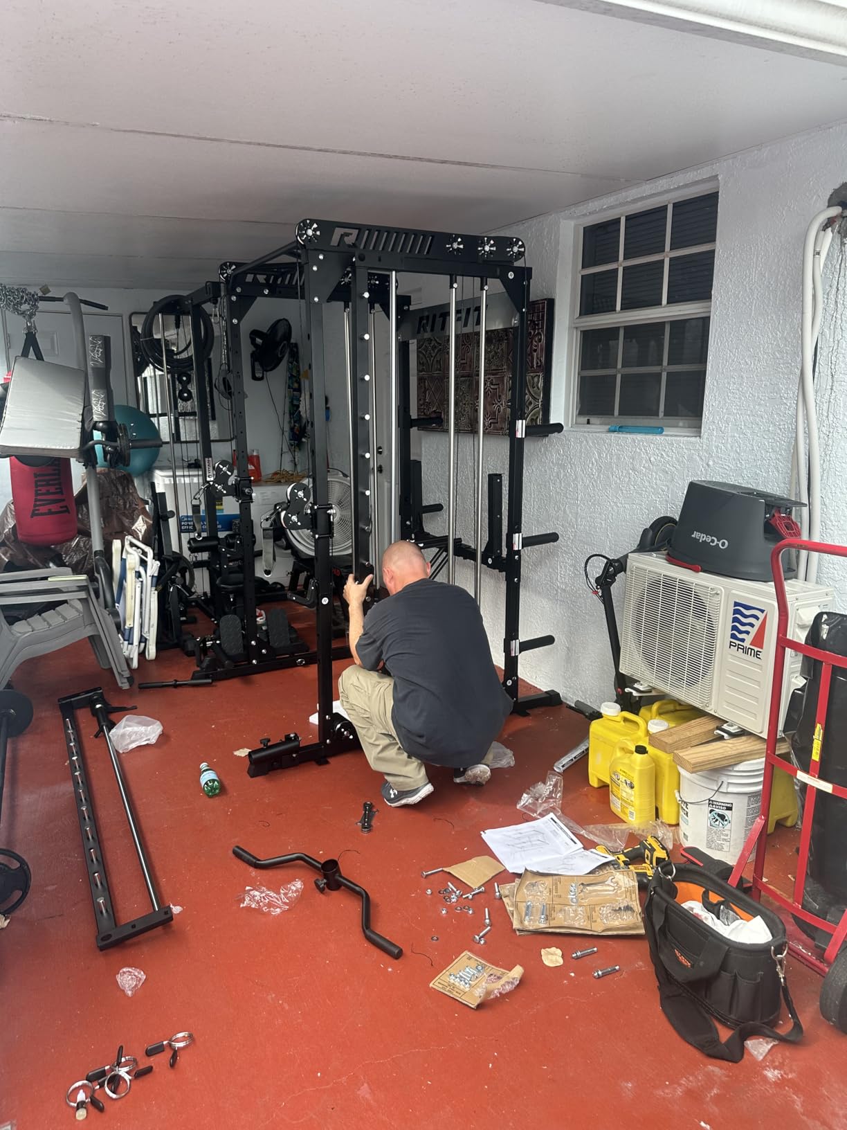 RitFit M1 Pro Smith Machine with Cable Crossover System, Multi-Function Squat Rack Power Cage for Home Gym, Power Rack and Packages customer photo 1