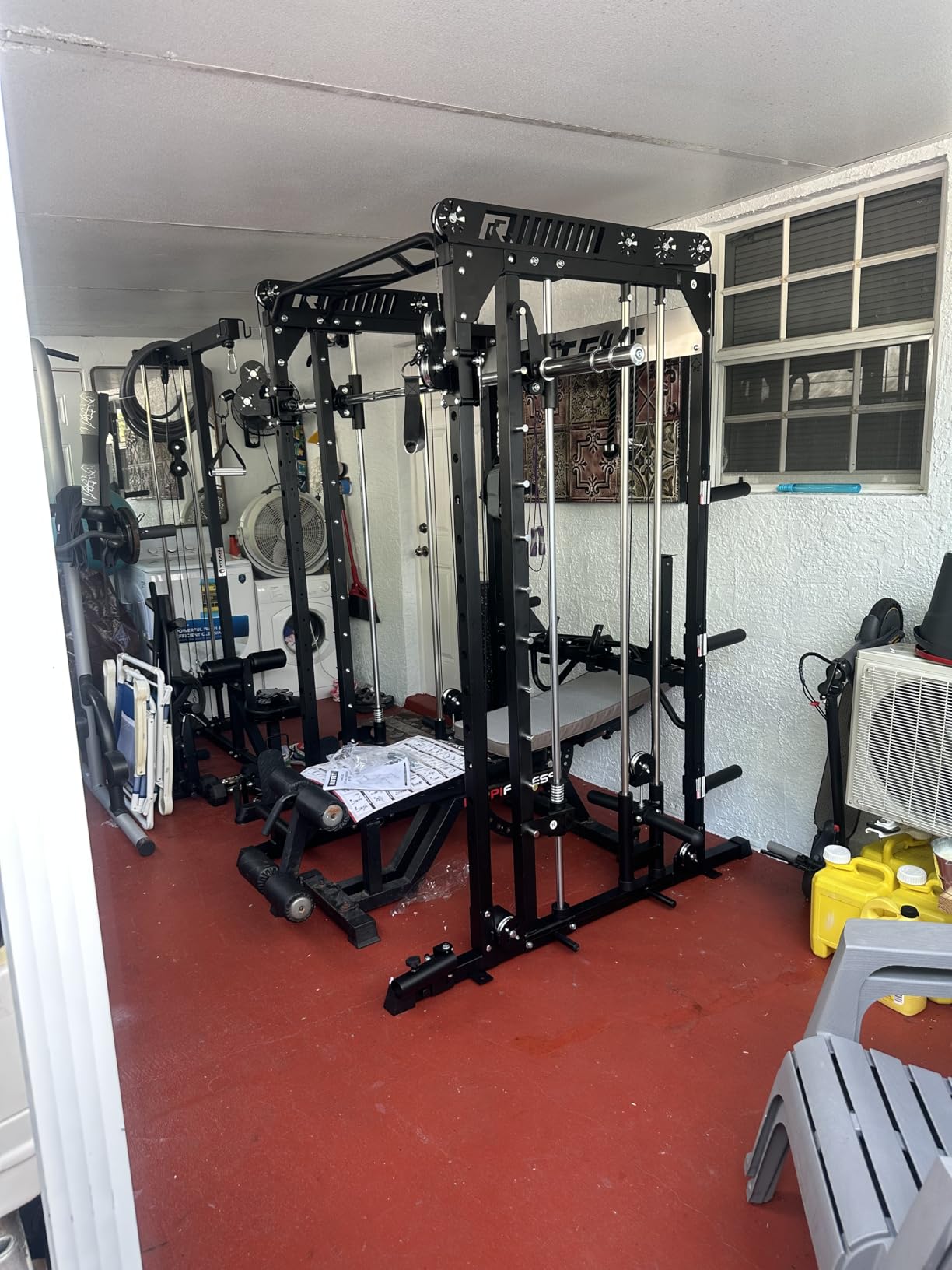 RitFit M1 Pro Smith Machine with Cable Crossover System, Multi-Function Squat Rack Power Cage for Home Gym, Power Rack and Packages customer photo 2