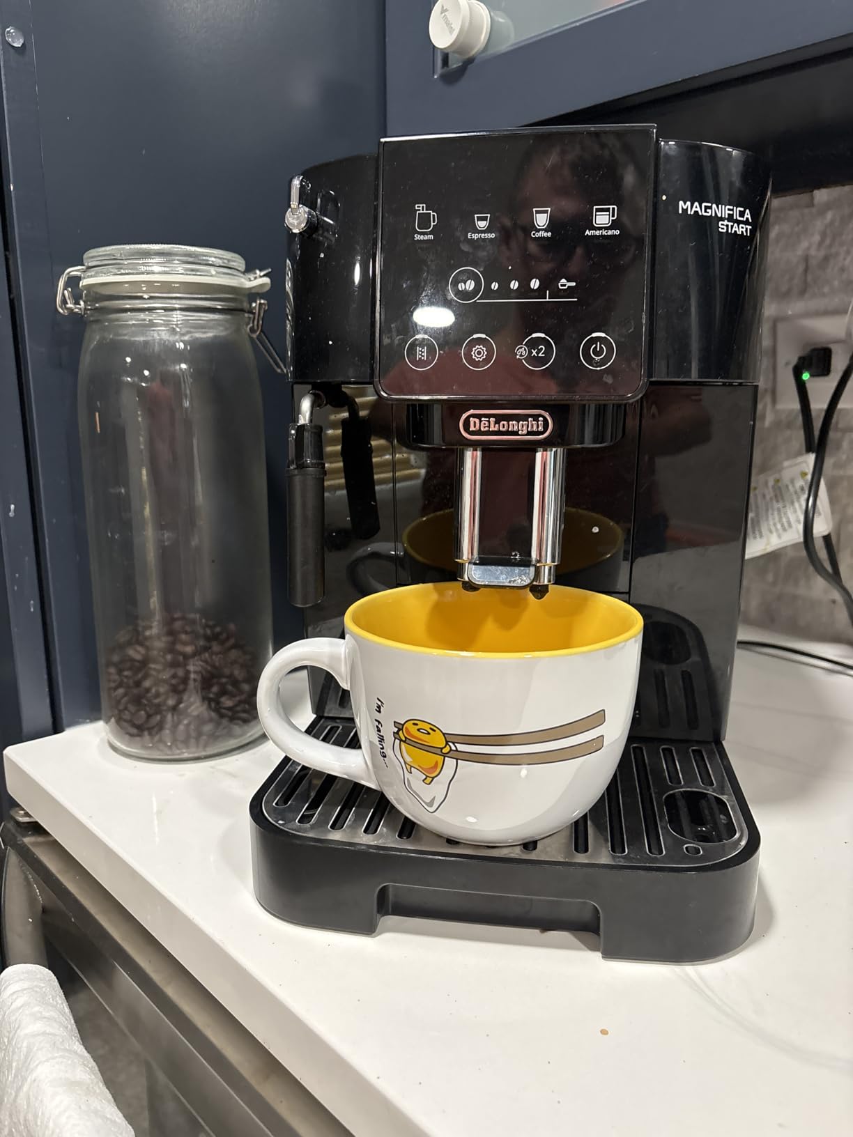 De'Longhi Magnifica Start Automatic Espresso Machine with Manual Milk Frother & Built-in Grinder customer photo 1