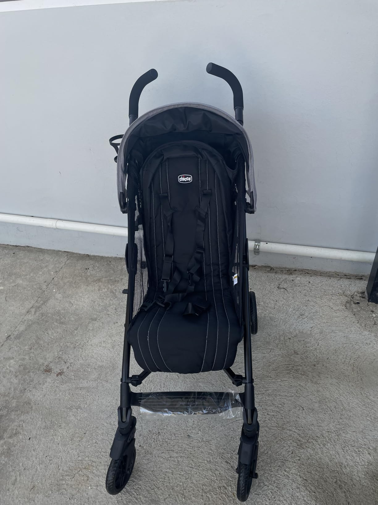 Chicco Liteway Stroller, Compact Fold Baby Stroller with Canopy, Lightweight Aluminum Frame Umbrella Stroller, for Use with Babies and Toddlers up to 40 lbs, Dune/Brown customer photo 2