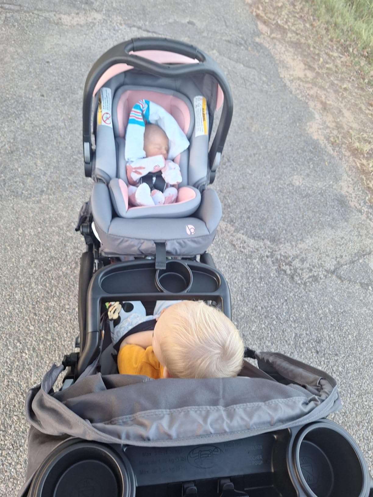 Baby Trend Sit N' Stand® Double 2.0 Stroller, Dash Black customer photo 1