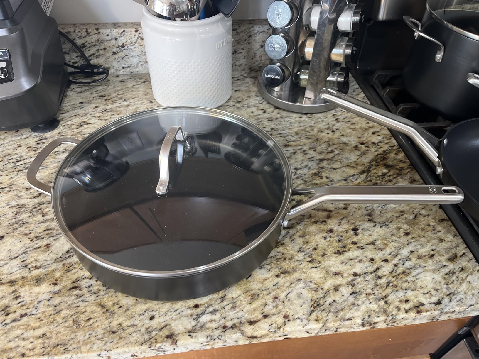 Calphalon Hard-Anodized Nonstick 5-Qt. Saute Pan with Lid customer photo 1