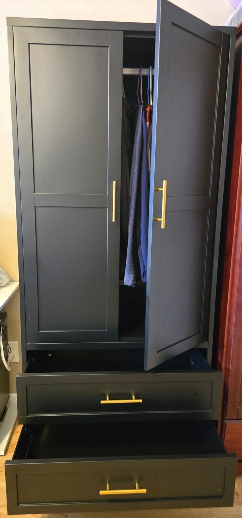 GAIOUS Steel Armoire Wardrobe Closet, 71