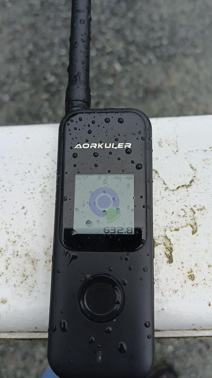 Aorkuler GPS Dog Tracker - Track Your Dog Up to 3.5 Miles Without Phone or Cell Signal | No App, No Monthly Fees | Ideal for Hiking, Rural & Remote Areas (Tracker 2) customer photo 2