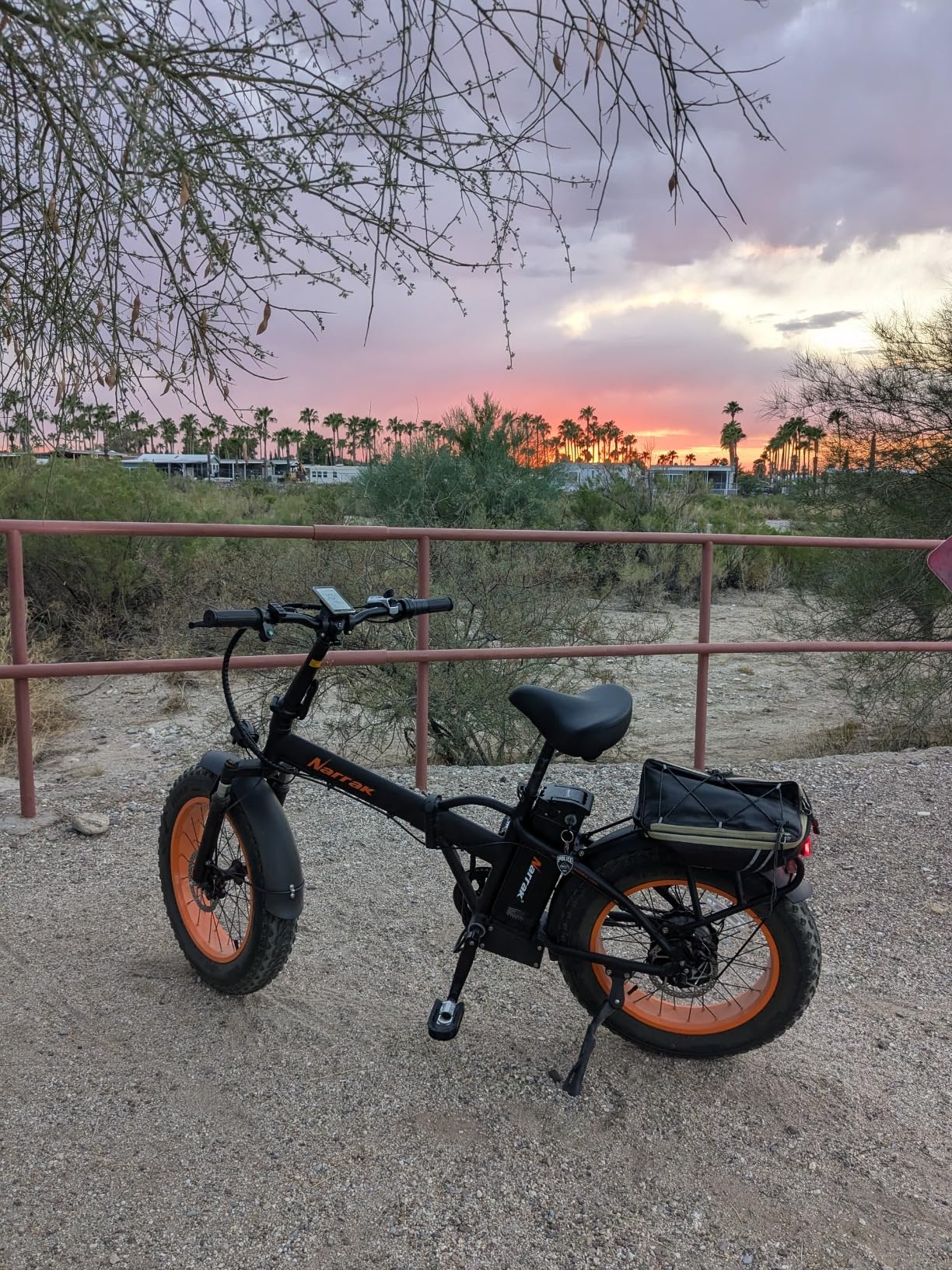 NARRAK Fat Tire Folding Electric Bike, 48V & 624Wh Lithium Removable Battery, Peak 1100W Brushless Motor, Max Speed 20Mph, M5 Large LCD Display, Suspension, Step-Over/Thru Frame customer photo 2