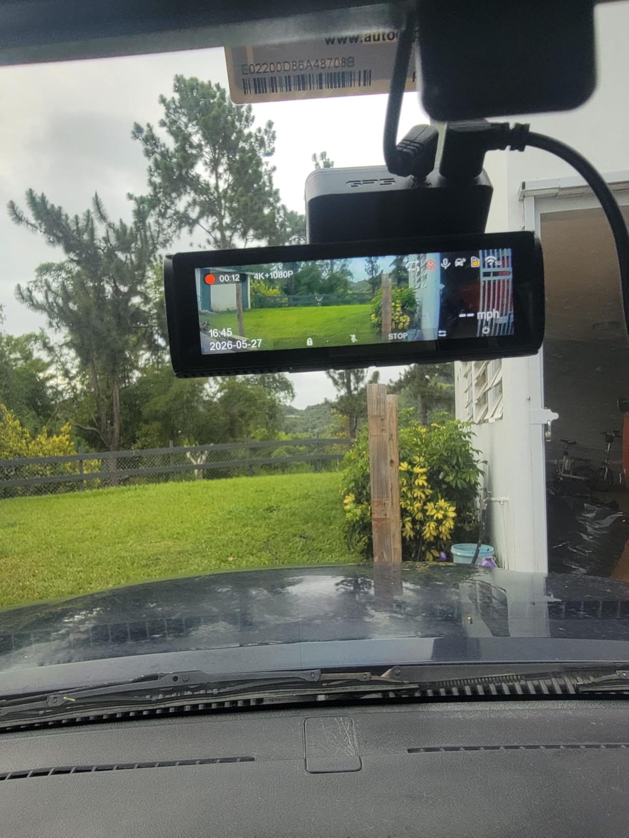 Affver 4K+2.5K Dash Cam Front and Rear, Built-in 5G WiFi 6 GPS, 64GB Card Included, 3.59'' IPS Screen Dash Camera for Cars, Dual Dashcam with G-Sensor, Loop Recording, 24H Parking Monitor customer photo 2