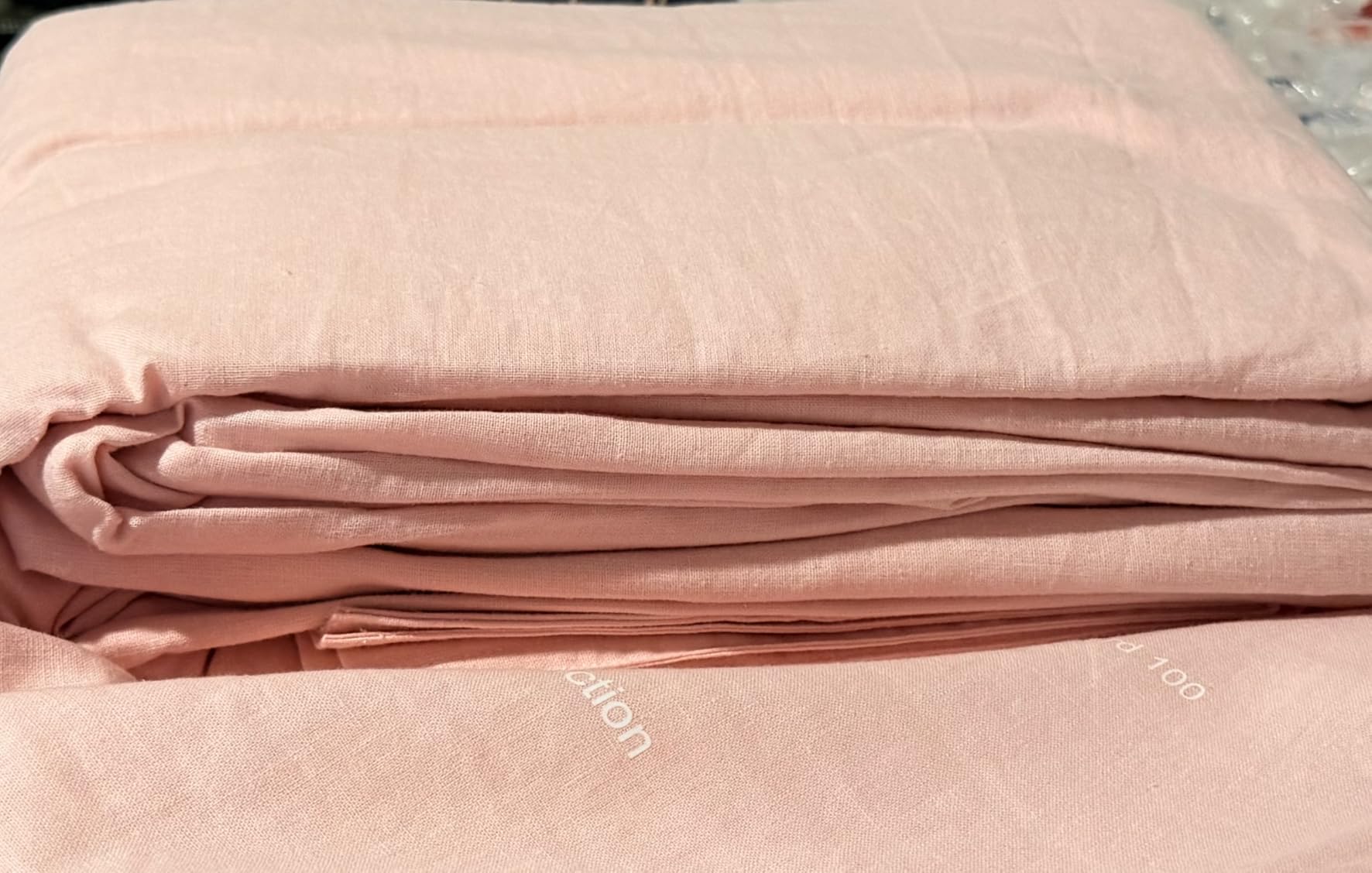 4Pcs Organic Linen Sheets Queen Size, 100% French Linen from Normandy, Breathable Natural Linen Queen Sheet Set with 16 Inch Deep Pocket, 1 Flat Sheet, 1 Fitted Sheet, 2 Pillowcases customer photo 1