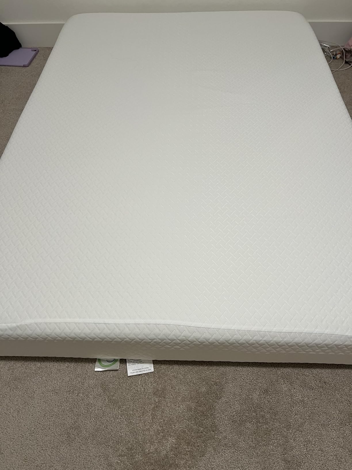 EGOHOME 10 Inch Queen Mattress, Memory Foam Mattress in a Box with Cooling Green Tea Gel, Relieve Pressure with Medium Firm Support, CertiPUR-US Certified customer photo 2