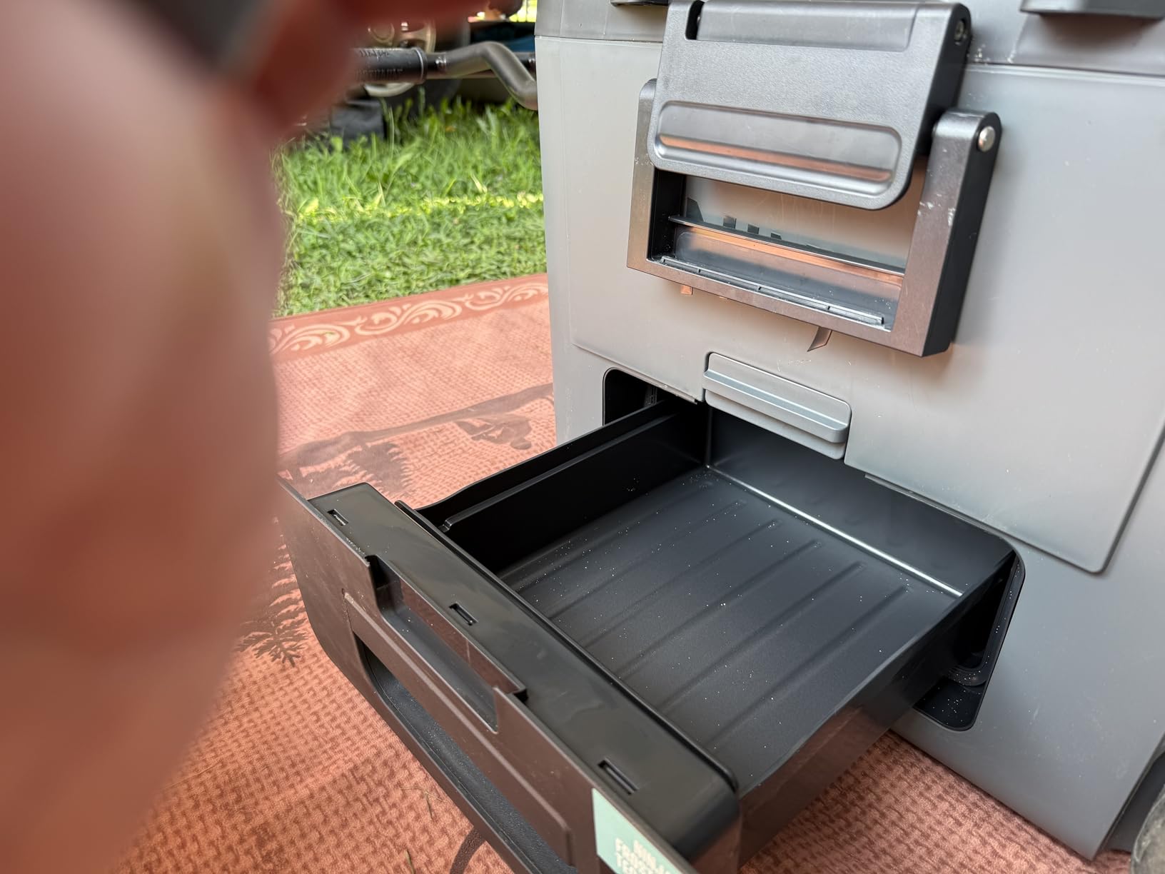 Ninja FrostVault 45QT Cooler with Wheels | Insulated with Temp Dry Storage Drawer | Keeps Ice Cold for Days | for the Beach, Camping, Picnics & More | Lakeshore Blue customer photo 2