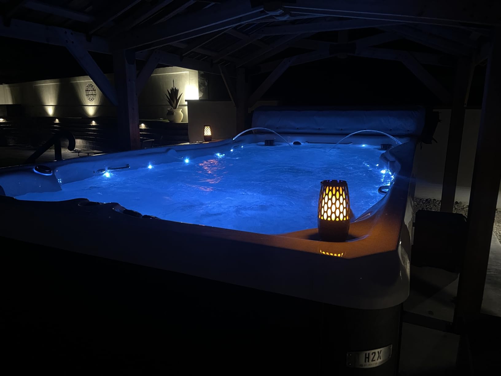 FROG @Ease Floating System for Swim Spas - Quick & Easy Self-Regulating Swim Spa Sanitizer - Swim Spa Maintenance System with Sanitizing Minerals & SmartChlor Technology customer photo 1