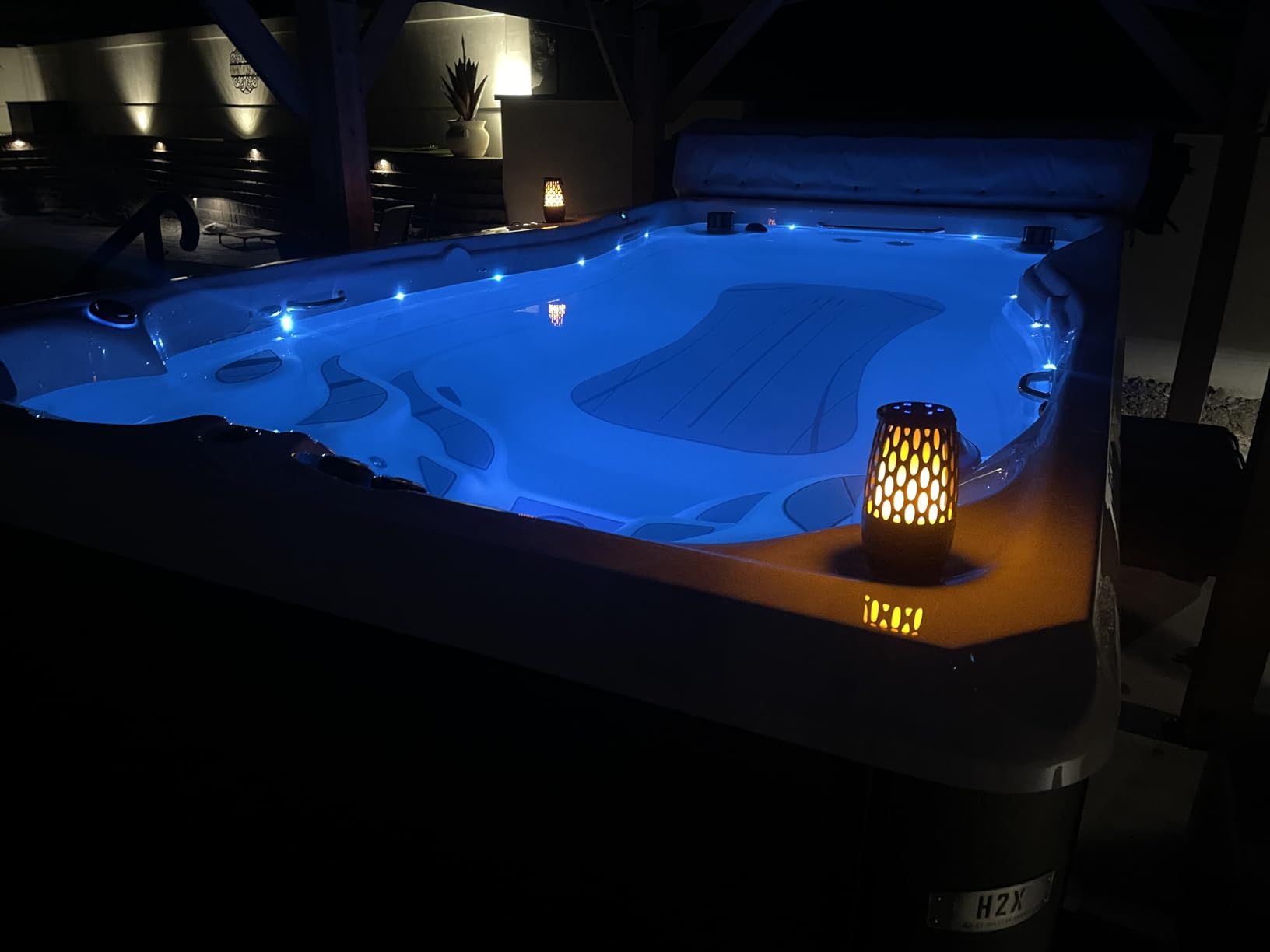 FROG @Ease Floating System for Swim Spas - Quick & Easy Self-Regulating Swim Spa Sanitizer - Swim Spa Maintenance System with Sanitizing Minerals & SmartChlor Technology customer photo 2