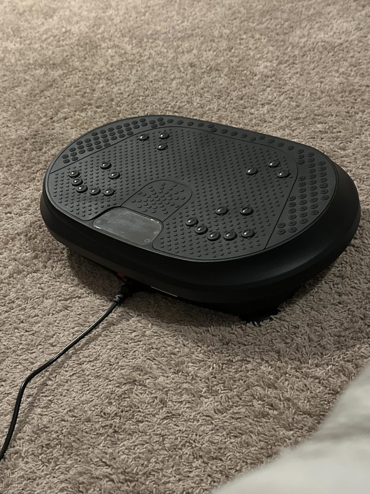 Vibration Plate Exercise Machine, Vibrating Fitness Platform, Full Body Shaker Workout Equipment, Bluetooth Power Shaping Vibrate Plate, Board Sport for Home Exercise Gym customer photo 2