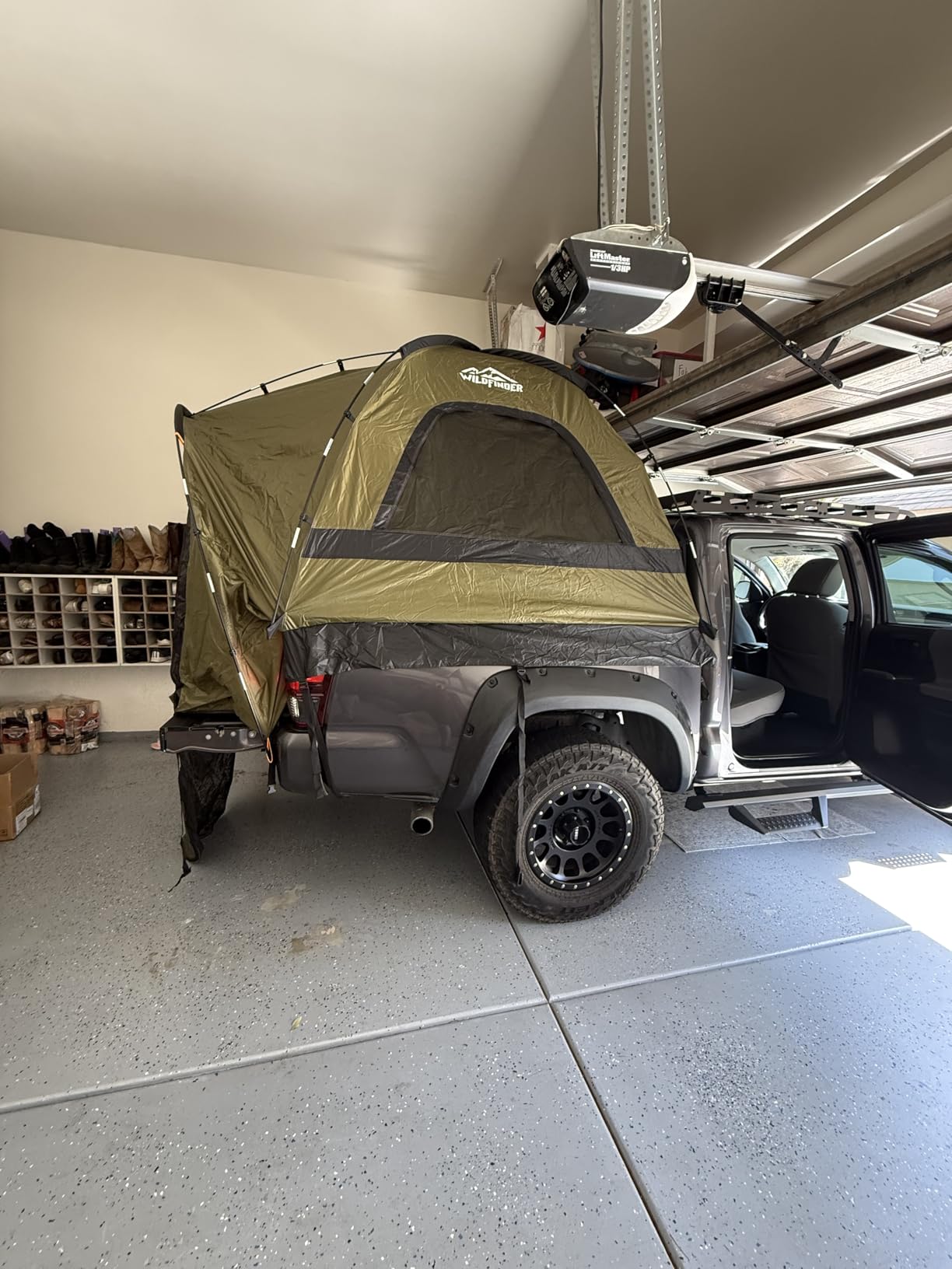 Truck Bed Tent, Waterproof PU3000mm Pickup Truck Tent for Camping Bed, 2-3 Person Sleeping Truck Tent, Portable for Car Camping customer photo 2