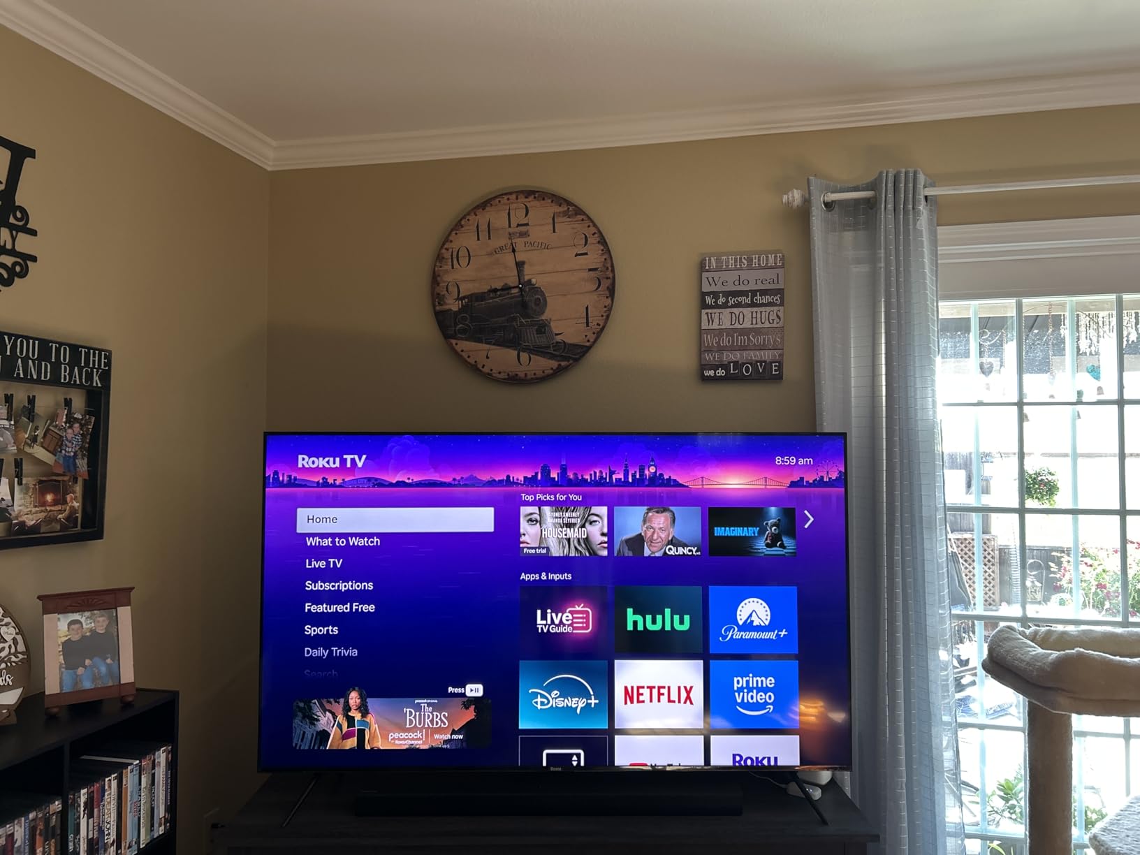 Roku Smart TV - 75-Inch Plus Series, Mini-LED TV - RokuTV with Enhanced Voice Remote - Flat Screen 4K QLED Television with Dolby Vision & Wi-Fi for Streaming customer photo 2