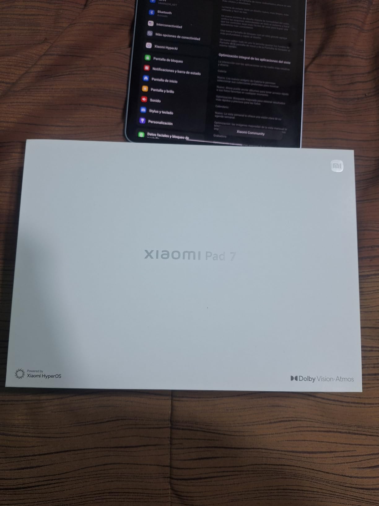 Pad 7 Ai WiFi Version Global (No Calls or Text) 11.2 inches 3.2K 144Hz 8850mAh Bluetooth 5.4 Four Speakers 13 Mp Model 2410CRP4CG (Gray, 256GB + 8GB) customer photo 2