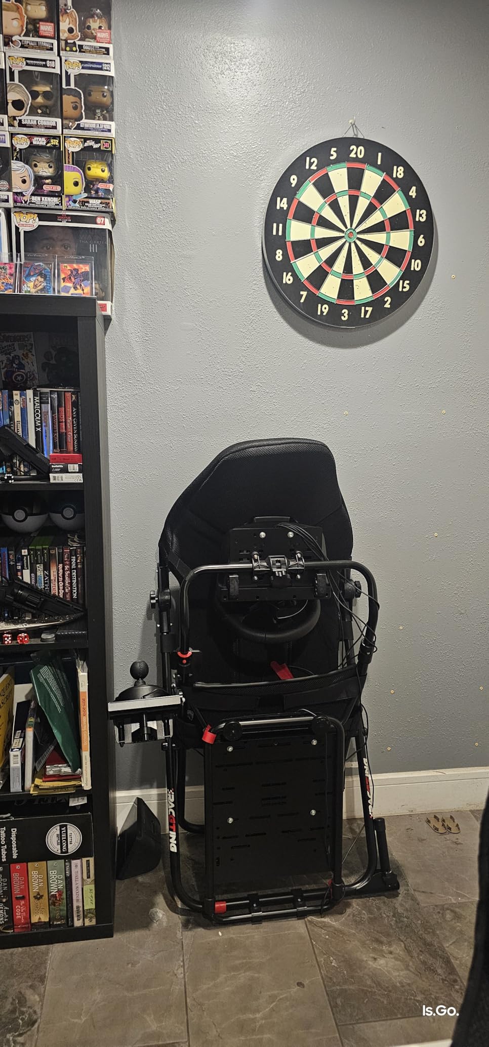 RACGTING Racing Simulator Cockpit for G29/G920/G923, Foldable & Adjustable Racing Seat for Thrustmaster T300RS/248/T-GT II, Fanatec CSL DD/GT DD Pro/ClubSport DD/DD+, MOZA R5, SIMAGIC Alpha Mini customer photo 2