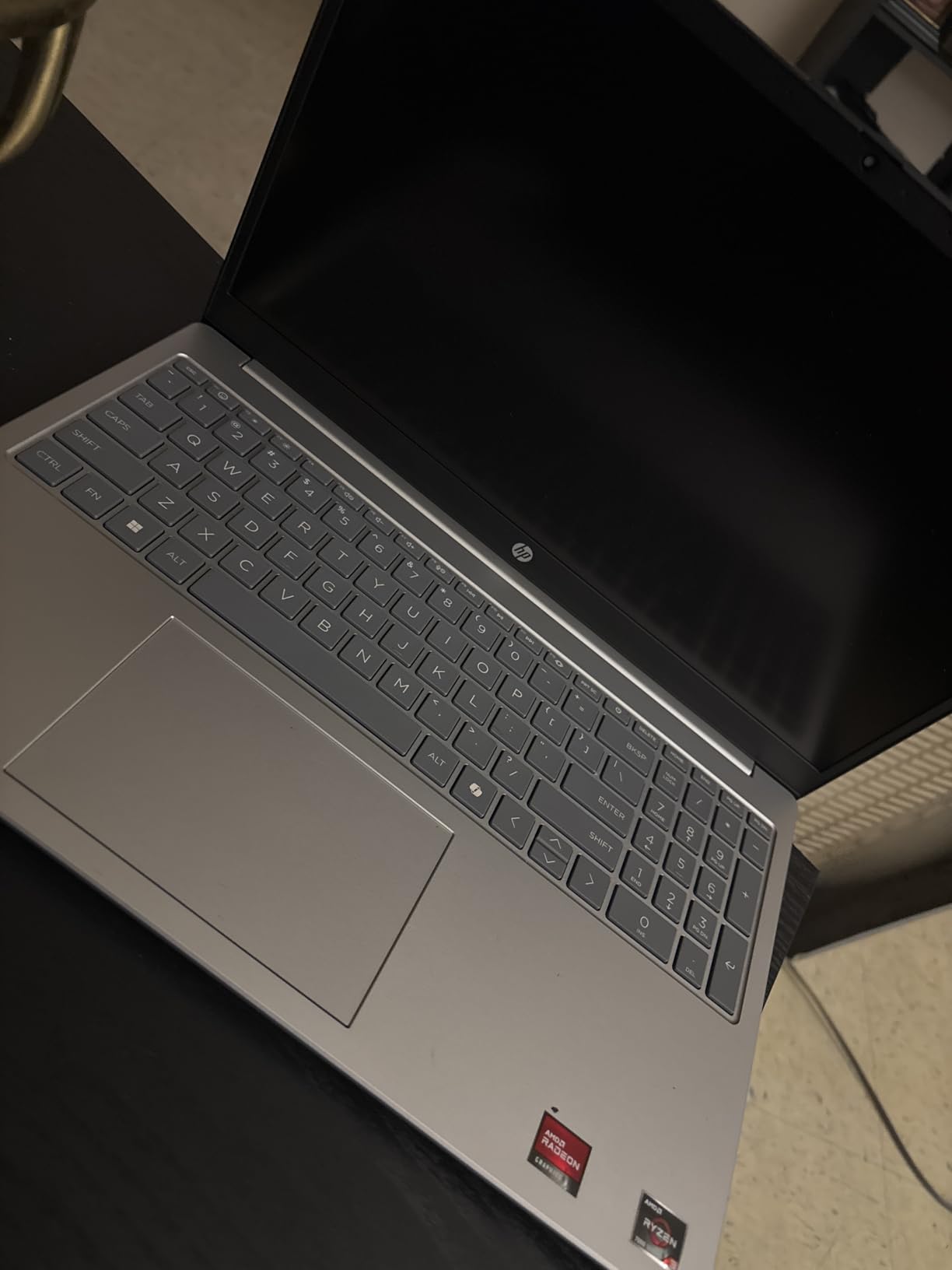 HP 15.6 inch Laptop, HD Touchscreen Display, AMD Ryzen 3 7320U, 8 GB RAM, 128 GB SSD, AMD Radeon Graphics, Windows 11 Home, Natural Silver, 15-fc0099nr customer photo 1