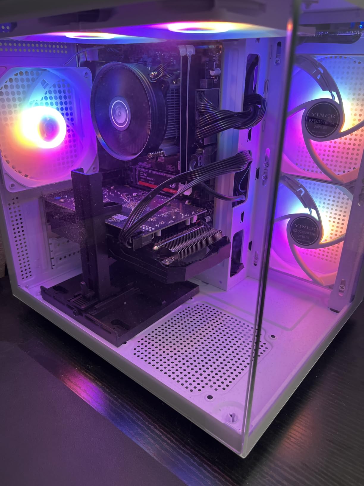 abytespark Prebuilt Gaming PC Desktop Computer, Intel Core i7-4770, RX590 8GB GDDR5, 16GB RAM, 512GB SSD, WiFi 5.0, RGB Fan x4 customer photo 1