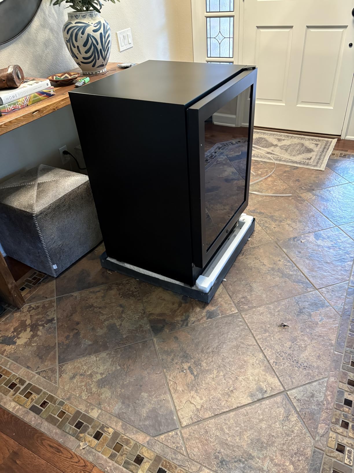 24 Inch Outdoor Refrigerator for Patio with Wheels - Under Counter Dual Drawer Beverage Fridge with Stainless Steel Door, Built-In/Freestanding Drink Cooler for Outdoor/Indoor, Weatherproof, Black customer photo 1
