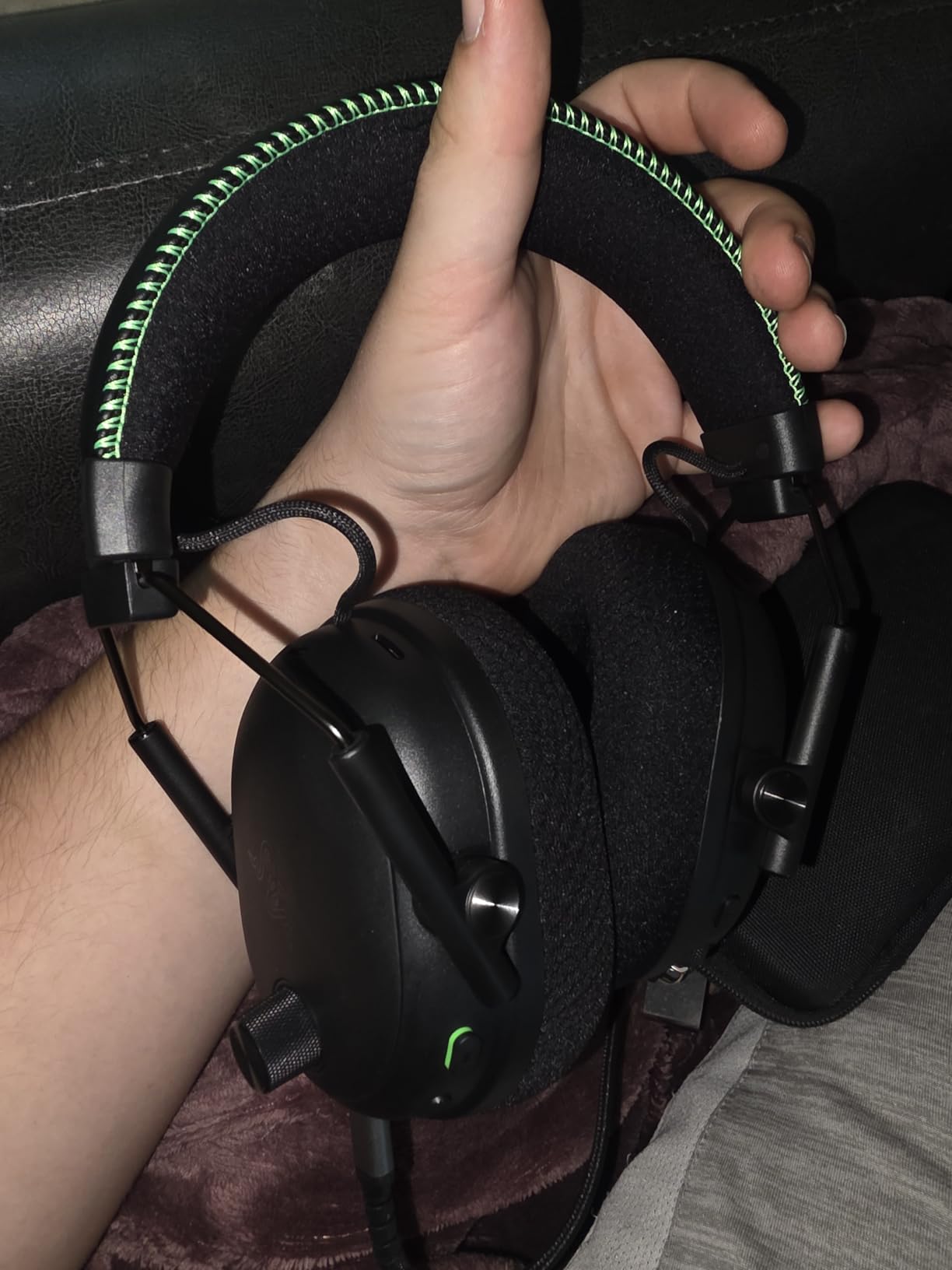 Razer BlackShark V3 Pro Wireless ANC Gaming Headset for Xbox: Full Band Mic - 50mm Drivers - 2.4 GHz, Bluetooth, USB, 3.5mm - Works with PC, Mac, PS5, Nintendo Switch - Long Battery Life - Black customer photo 1