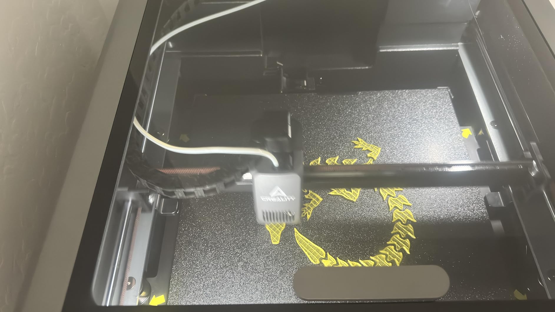 Creality K2 Plus 3D Printer, Support Multi Color Printing Needs CFS, Max 600mm/s Fast Printing, Dual AI Cameras, Full-auto Leveling, Ready-to-Use FDM 3D Printers, Large Build Volume 350x350x350mm customer photo 1