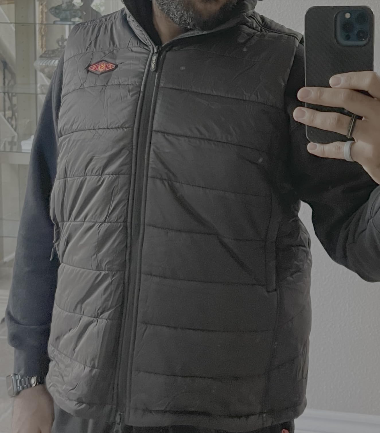 WASOTO Heated Vest for Men with 16000mAh Battery Pack Charger Lightweight for Cycling Golf Hunting customer photo 2