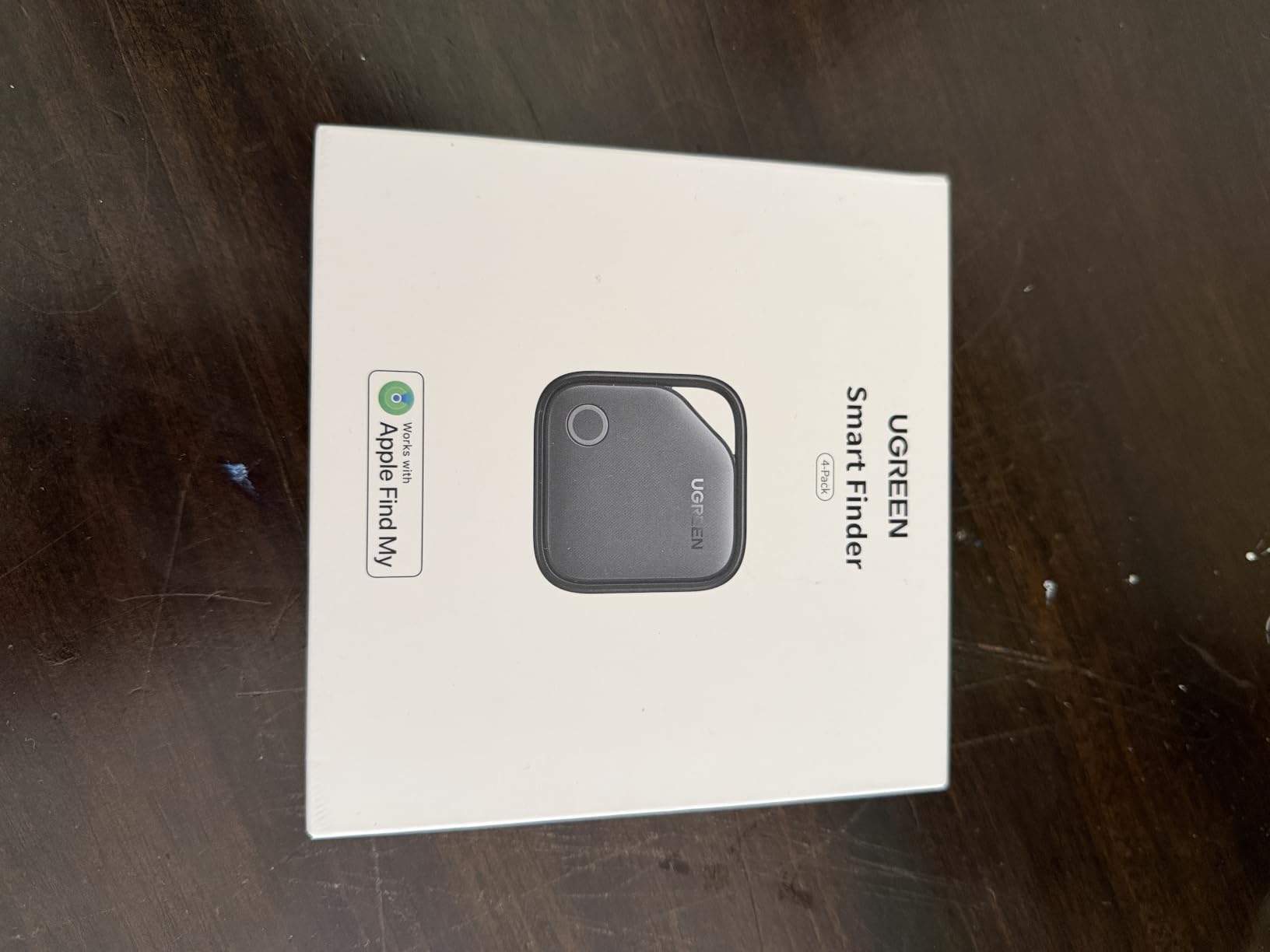 UGREEN FineTrack Air Tracker Tags (iOS Only) 4 Pack, 2-Year Replaceable Battery Bluetooth Tracker Compatible with Apple Find My, Item Finder Smart Tag for Keys, Luggage - [Apple Find My Certified] customer photo 1