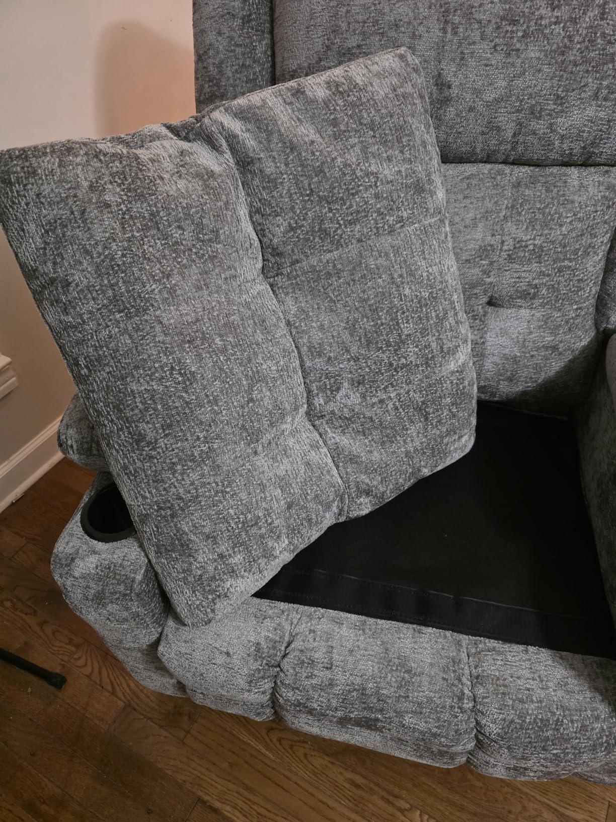 Dual Motor Power Lift Recliner Chair for Elderly with Massage and Heat, Oversized Lift Chair with Arm Storage, Lay Flat Lift Recliner for Adults, Big Tall, Infinite Position, Brown customer photo 1