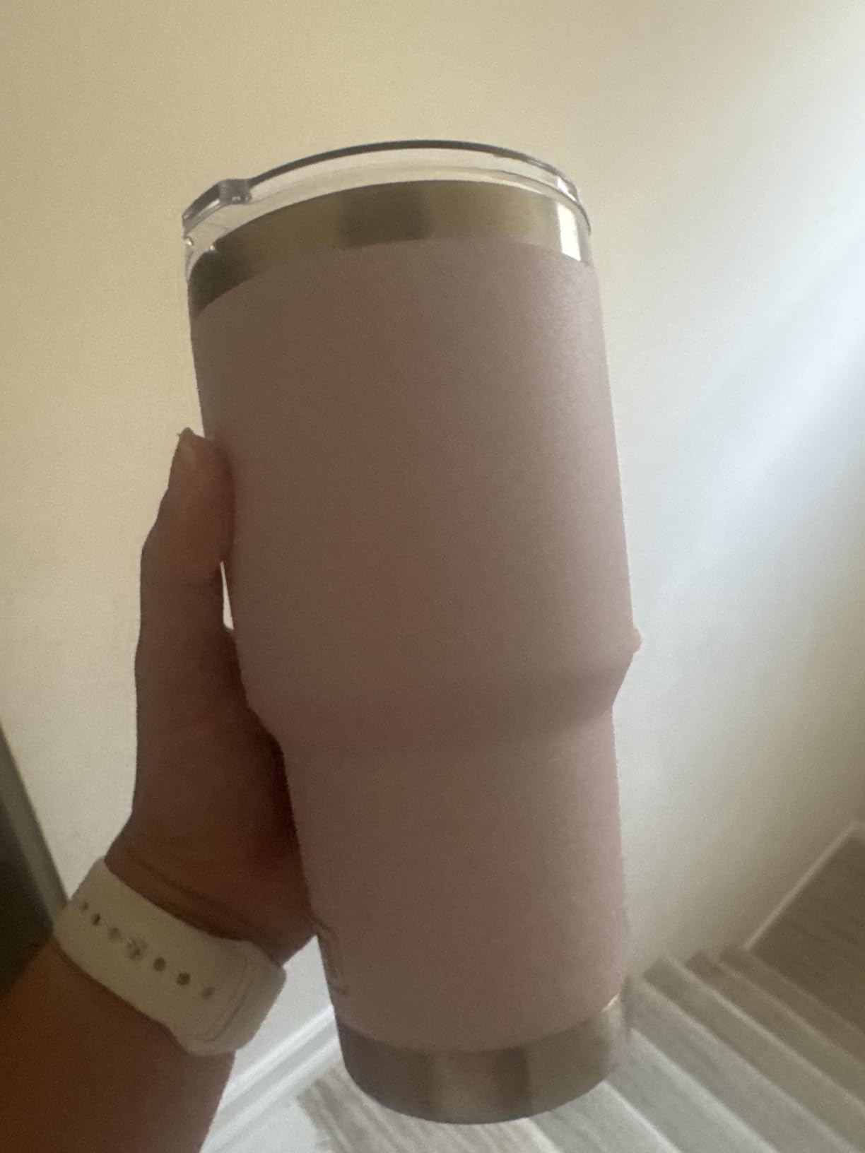 YETI Rambler 30 oz Tumbler, Stainless Steel, Vacuum Insulated with MagSlider Lid, Cherry Blossom customer photo 1