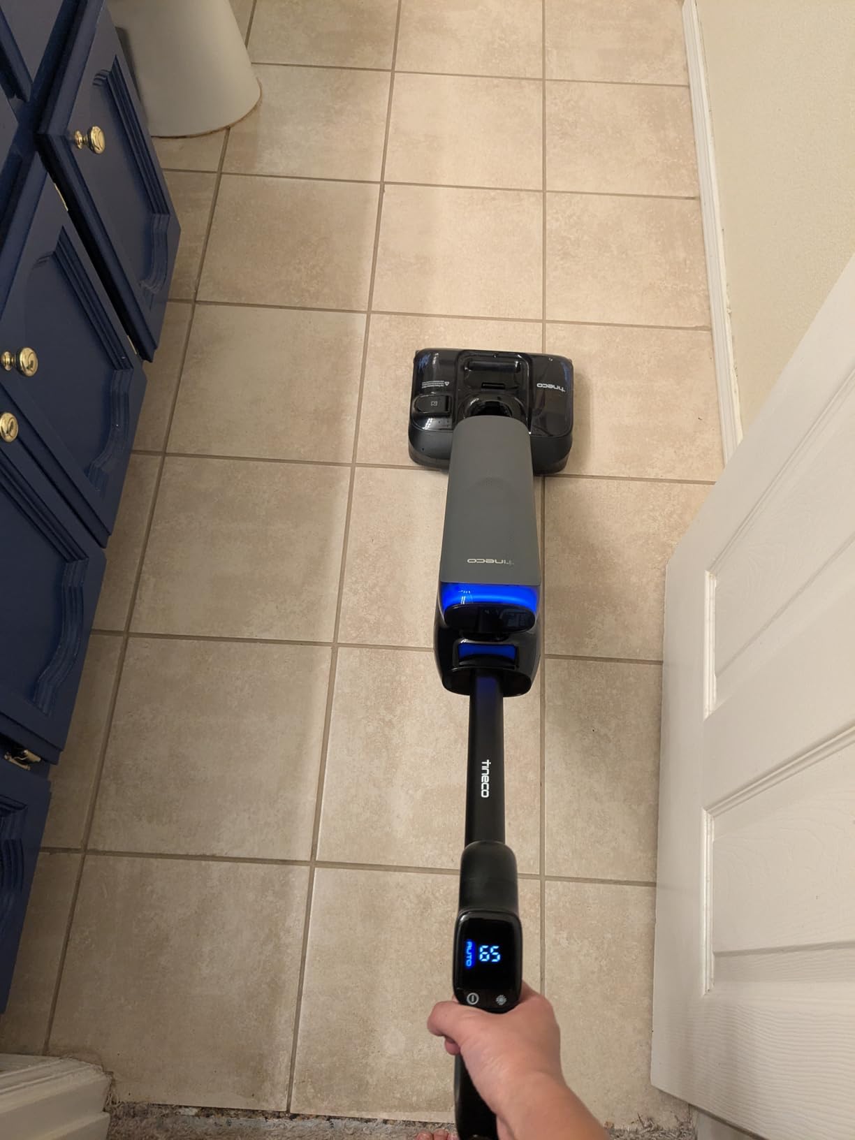 Tineco Floor ONE S7 Artist Wet Dry Vacuum Cleaner, 22kPa Suction Floor Cleaner Mop, 50 Min Runtime, iLoop Smart Sensor, DualBlock Anti-Tangle Design, 185 Flashdry, Dual-Edge Cleaning, 180 Lay-Flat customer photo 1