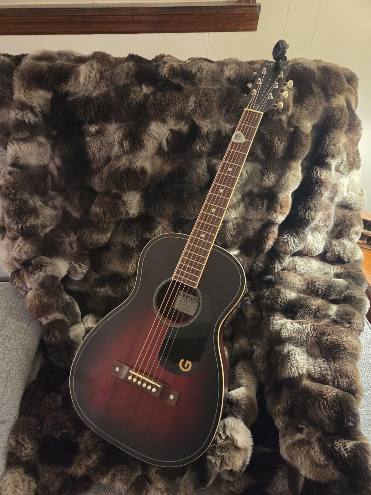 Gretsch G9500 Jim Dandy Parlor Acoustic Guitar - Deep Cherry Burst customer photo 1