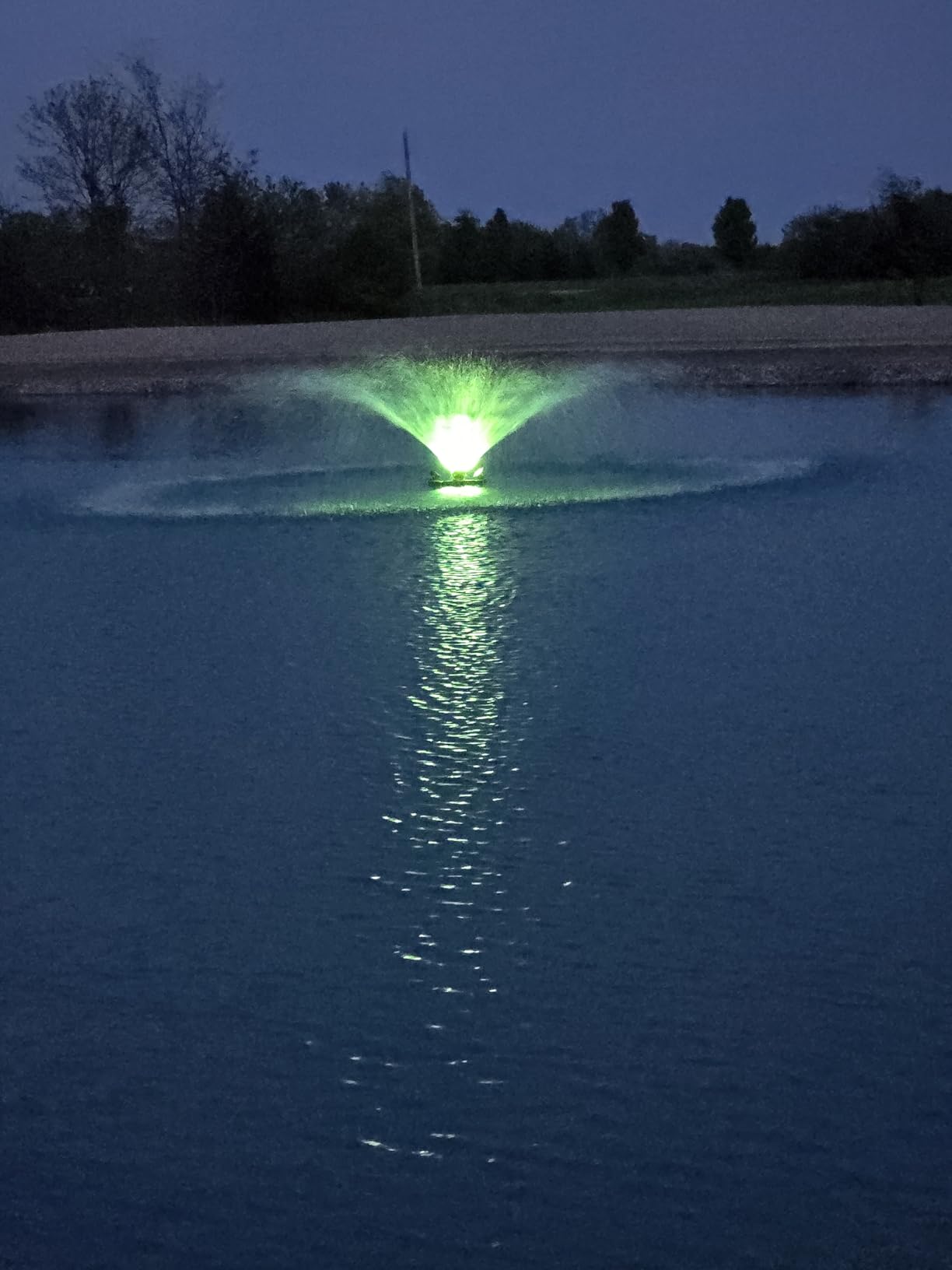 RELIY Pond Fountain Aerator, 1HP 110V 15000 GPH Fountain Pump, Fully Automatic Powerful Lake Floating Fountain, 100 FT Power Cord, 2x100 FT Traction Rope, Pond Fountains For Large Ponds customer photo 1