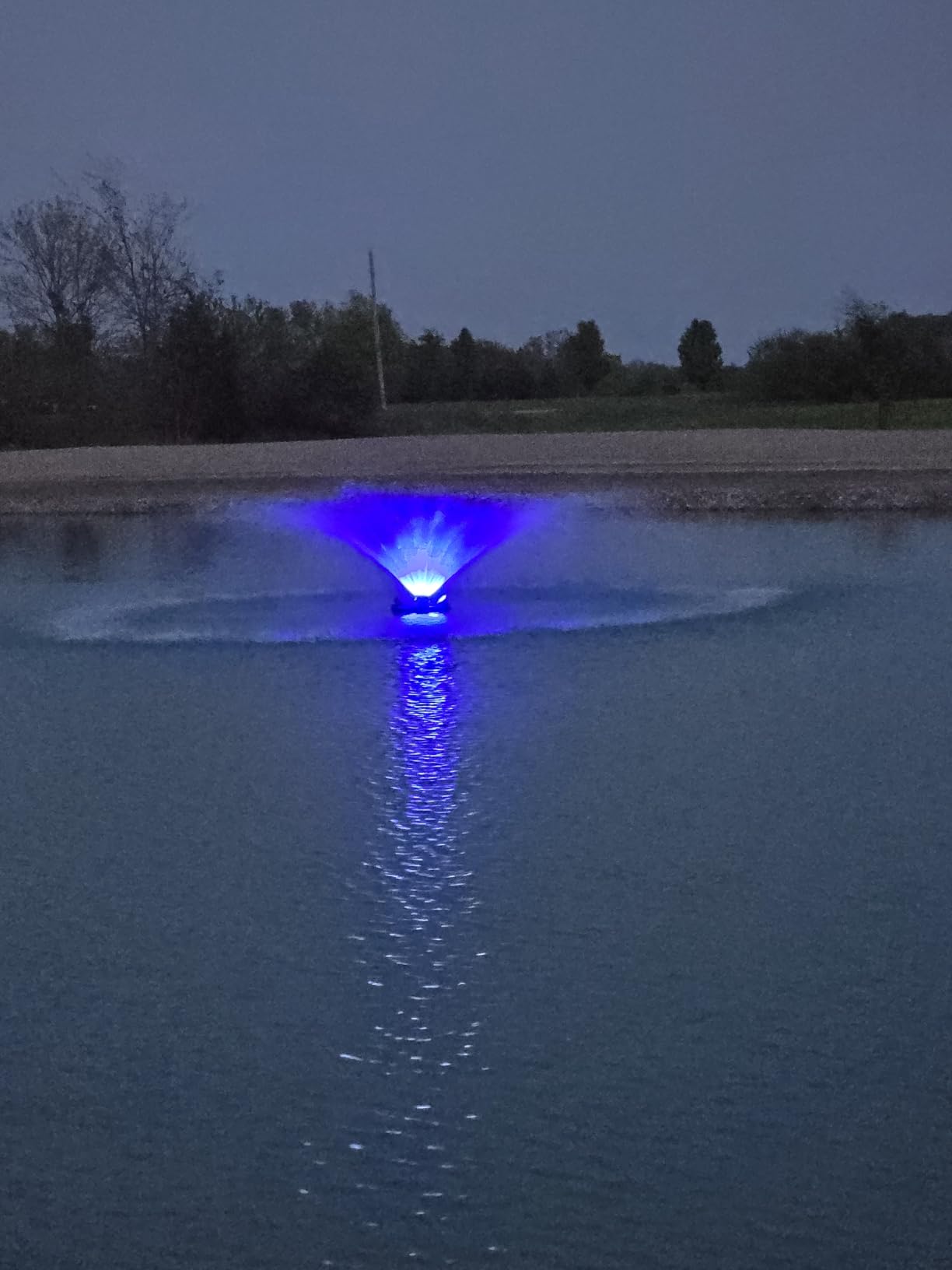 RELIY Pond Fountain Aerator, 1HP 110V 15000 GPH Fountain Pump, Fully Automatic Powerful Lake Floating Fountain, 100 FT Power Cord, 2x100 FT Traction Rope, Pond Fountains For Large Ponds customer photo 2