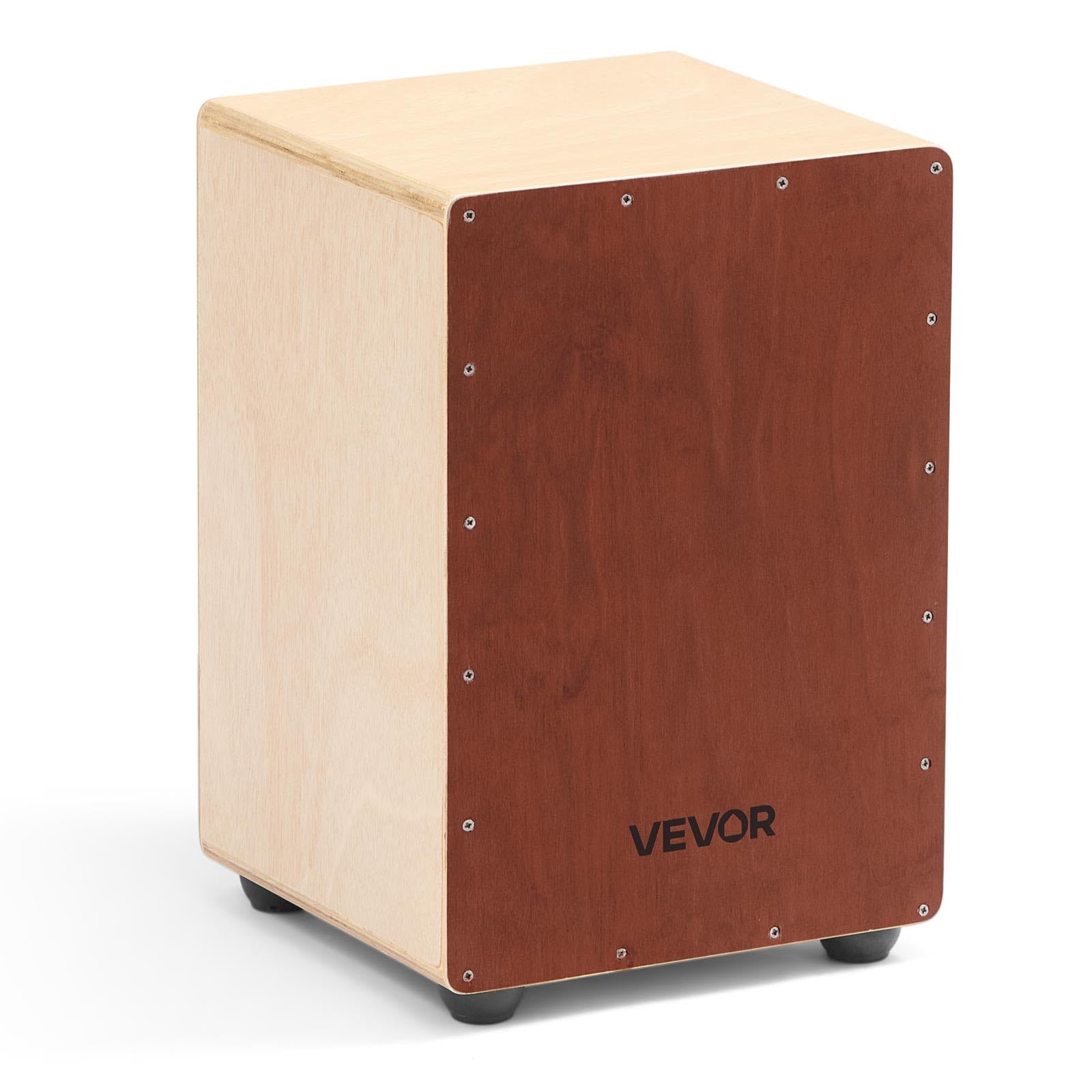 VEVOR Cajon Box Drum, with Internal Snare Wires, Compact and Lightweight Wooden Percussion Box, Birch Wood Drum Musical Instrument with Silicone Feet, for Beginners and Professionals, 10 x 10 x 15 in customer photo 1