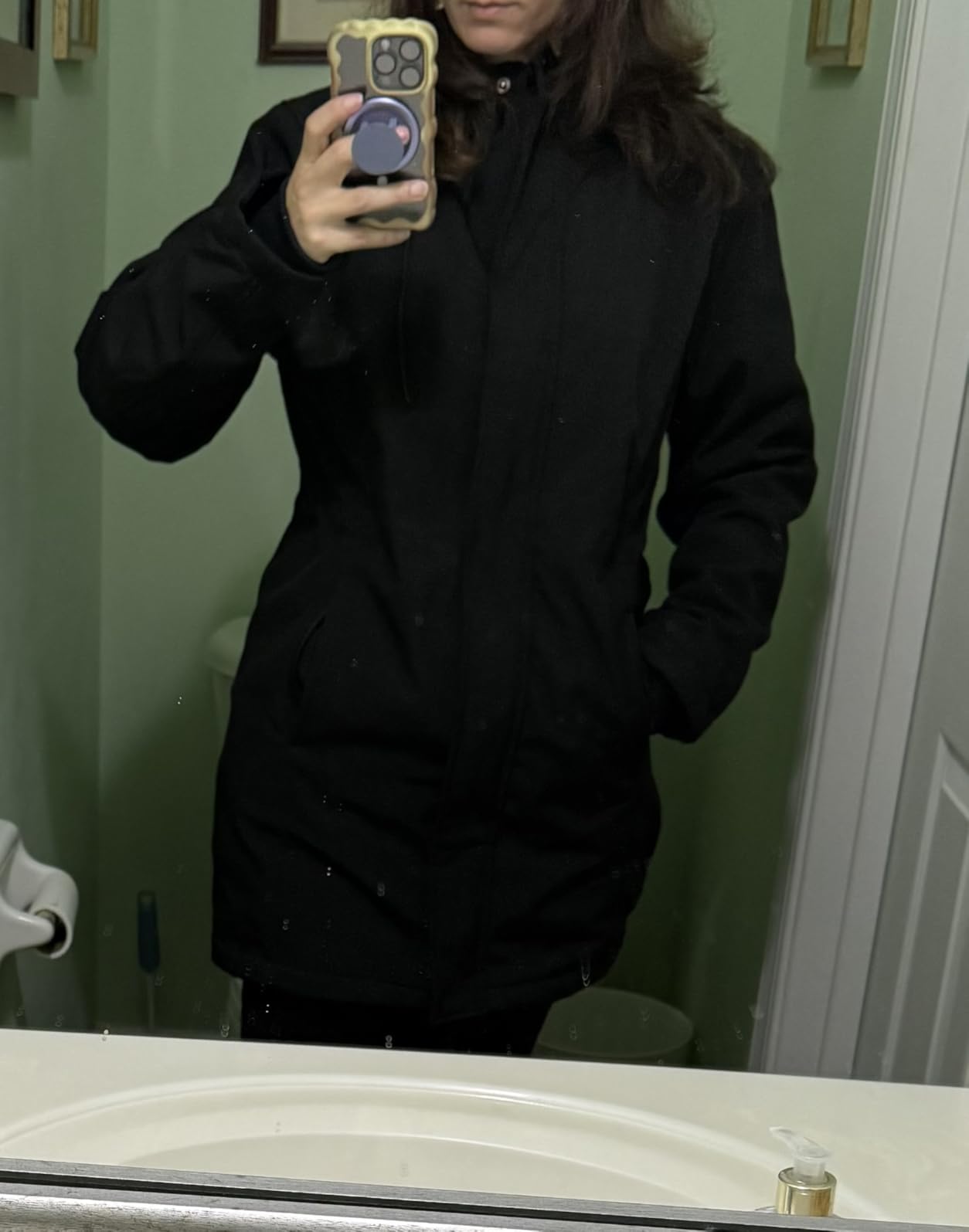 Graphene Heated Jackets for Women with 12V 18400mAh Battery Pack, Womens Heated Jacket with Sherpa Fleece Lined customer photo 1