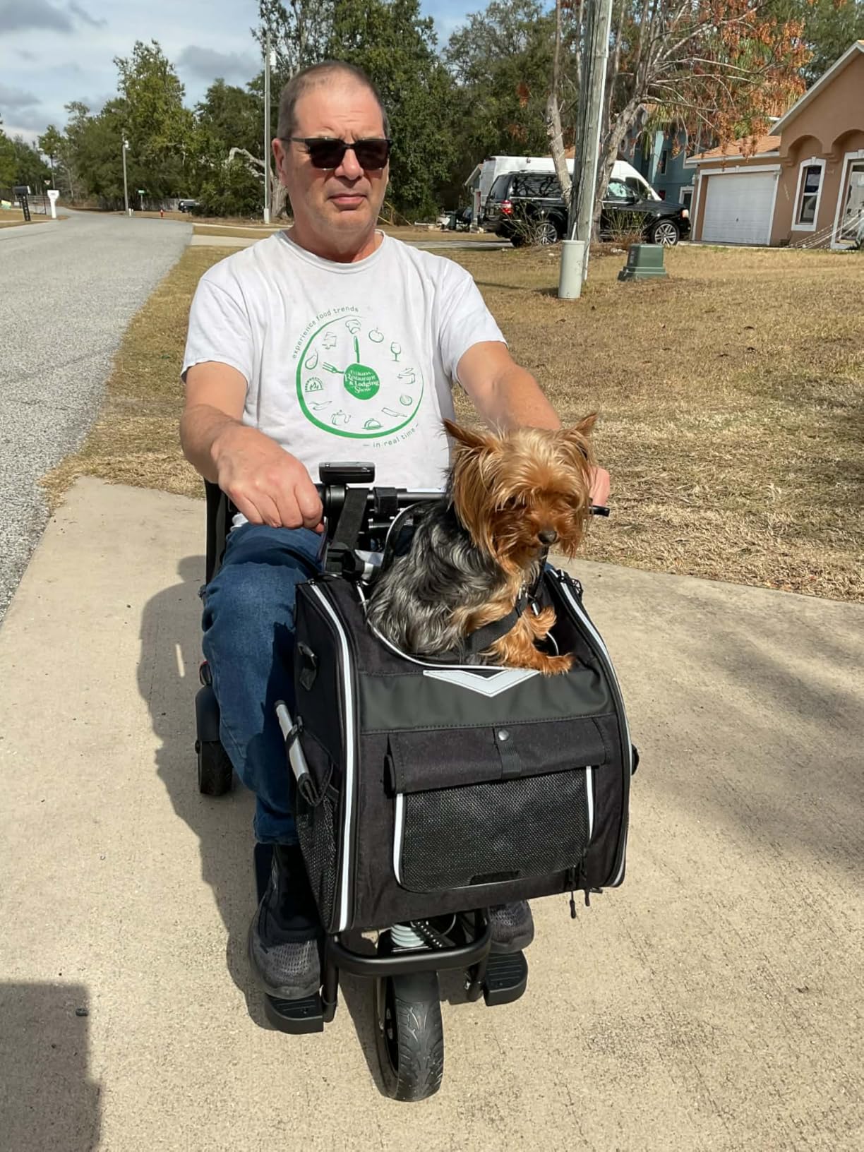 3-Wheel Folding Mobility Scooters - 300 lbs Capacity, 9.3mph 20 Miles Lightweight Electric Scooter for Adults & Seniors, Portable Compact Travel Power Scooters customer photo 2
