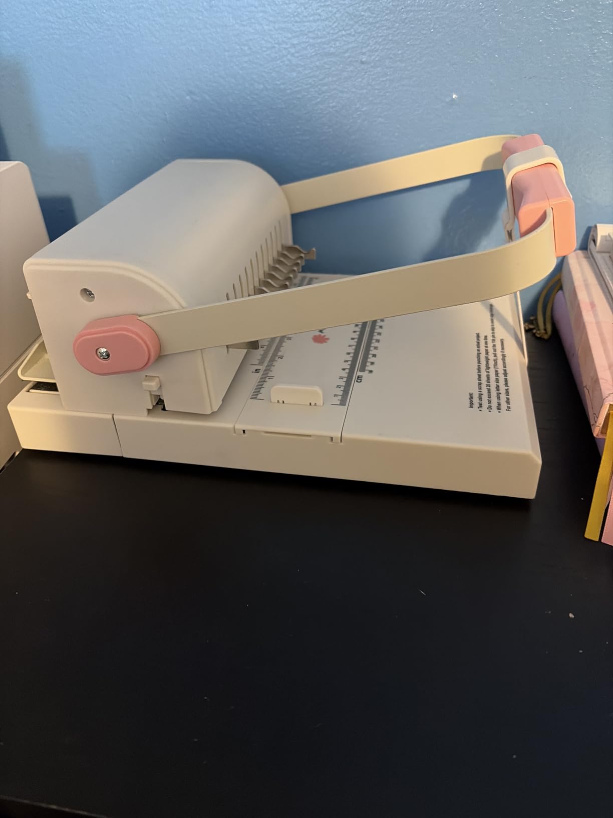 MAKEASY Binding Machine Hole Pitch 2:1 - Portable Book Binding Kit with 10PCS 5/8'' Binding Wires & Plier, for DIY Notebooks, Albums, Journals, and Calendars - Circle Holes, 20 Sheet Punch Capacity customer photo 2