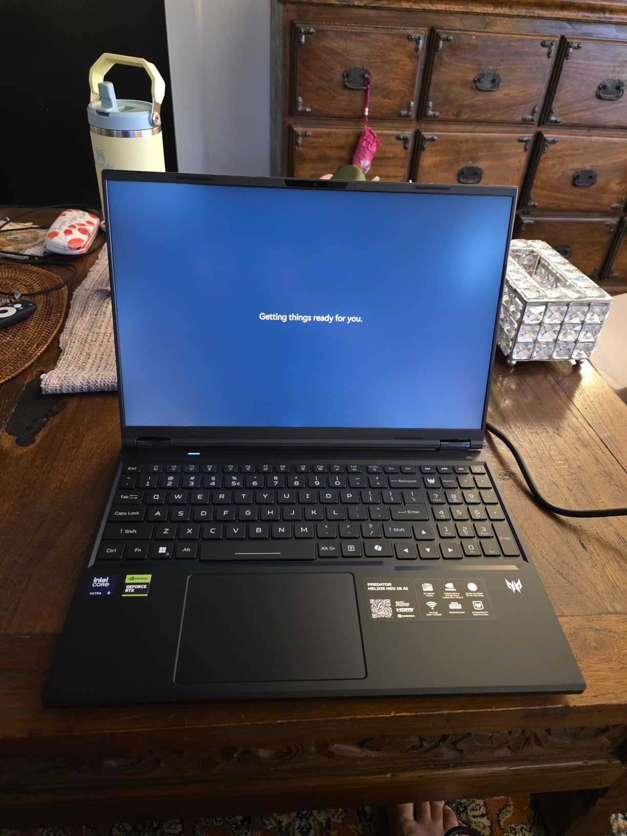 Acer Predator Helios Neo 16 AI Gaming Laptop | Intel Core Ultra 9 275HX | NVIDIA GeForce RTX 5070 Ti | 16