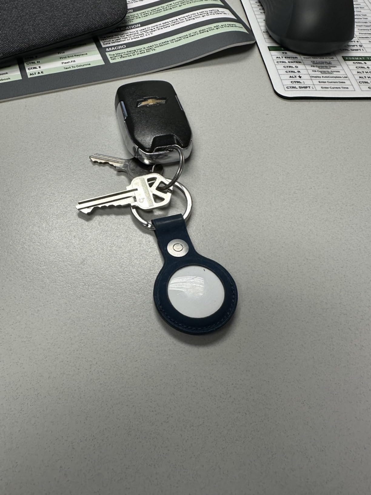 Apple AirTag FineWoven Key Ring - Black customer photo 1