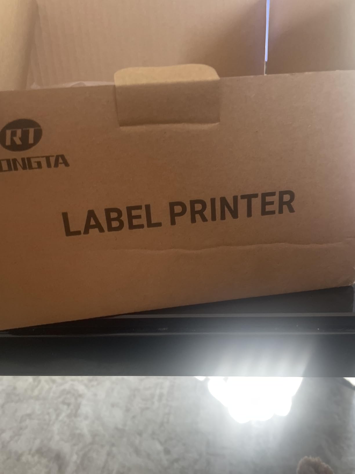 Rongta Shipping Thermal Label Printer, Bluetooth 4x6 Sticker Label Maker Wireless Shipping Label Printer for Package Small Business Compatible with Windows macOS Android iOS (White) customer photo 2