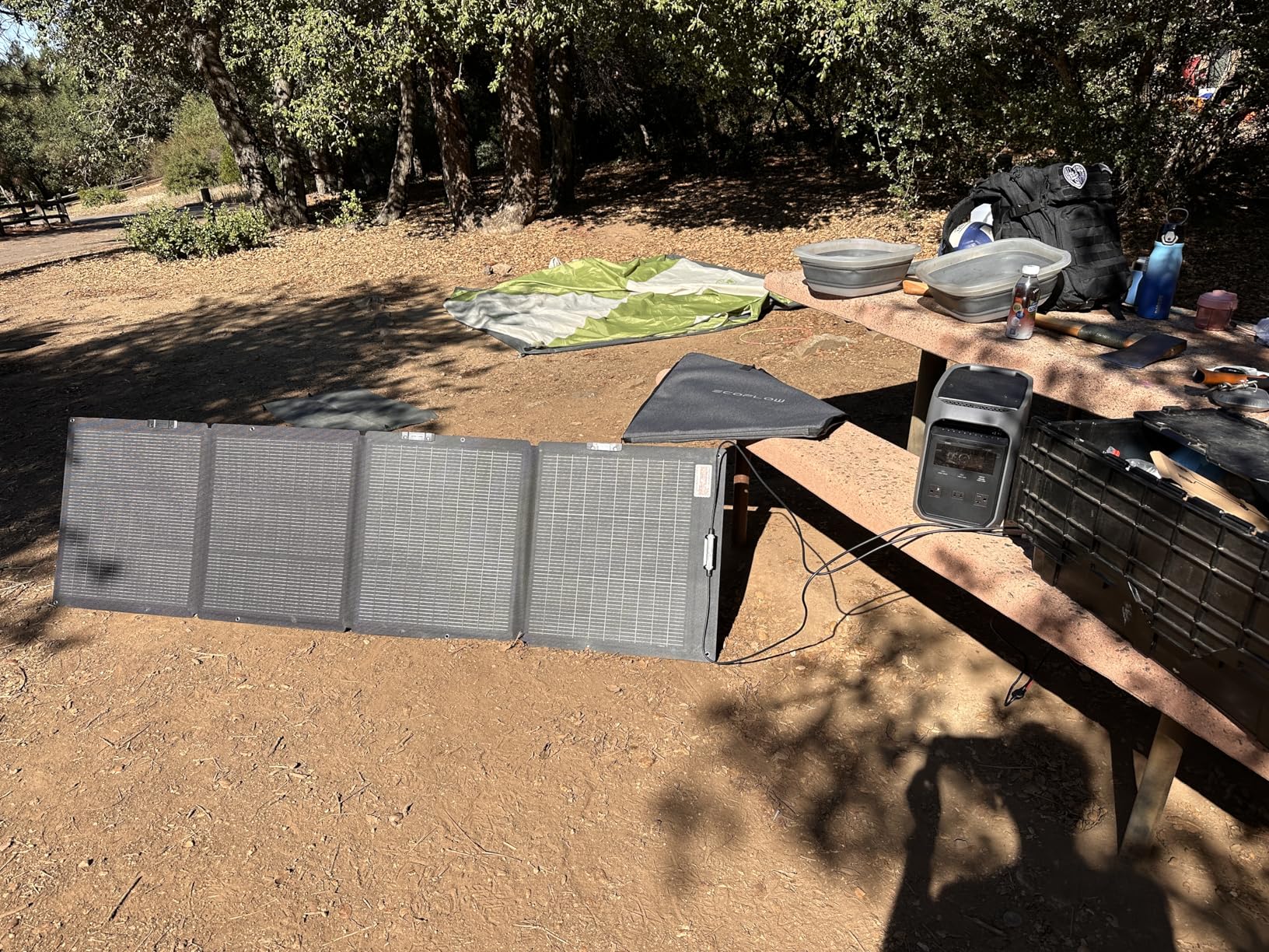 EF ECOFLOW Solar Generator DELTA 3 Classic with 220W Solar Panel, 1024Wh LiFePO4 Battery Portable Power Station, 1800W AC/100W USB-C Output, 1 Hr Fast Charge customer photo 2