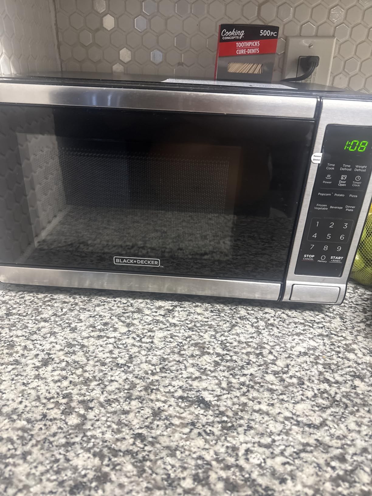 BLACK+DECKER Over the Range Microwave Oven with Air Fryer, Convection, and Bake Modes, 1.5 cu.ft., Stainless Steel, 900 Watts, EC942K6CE-SS customer photo 1
