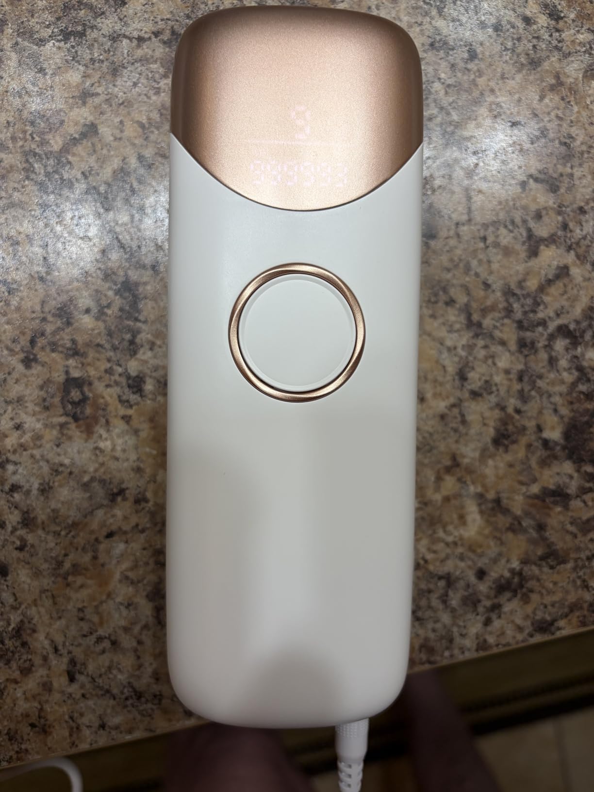 Ubroo Laser Hair Removal with 5 Celsius Ice Cooling, Hand-held IPL Hair Removal Device for Women and Men, Reduce Hair Regrowth, Full Body Use customer photo 1