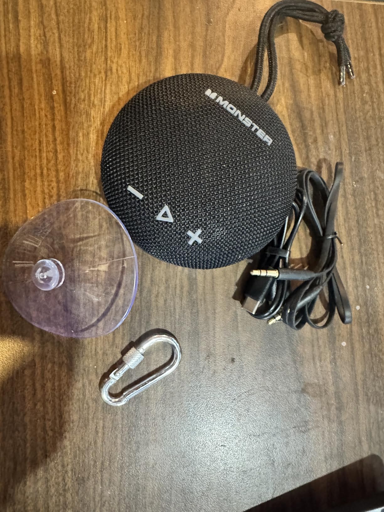 Monster 35W(Peak) Bluetooth Speaker, IPX8 Shower Speaker Waterproof, Bluetooth 5.4 with Loud HD Sound and Robust Bass, Extra Long Playtime Punchy, for Home, Beaches Portable Wireless Outdoor Speakers customer photo 1