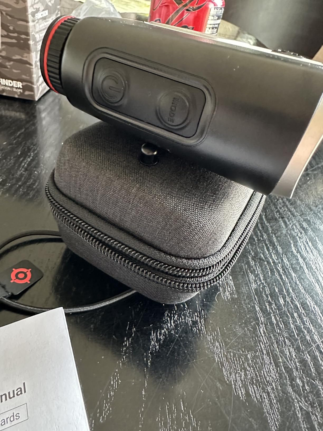 Upgraded 0.5 Second Easily Lock on a Pin Golf Rangefinder with Slope 2X HD Bright LCD, 1500 Yards Range Finder for Golf/Hunting, 7X Magnification with Flag Pole Locking Vibration, Golf Gifts customer photo 1