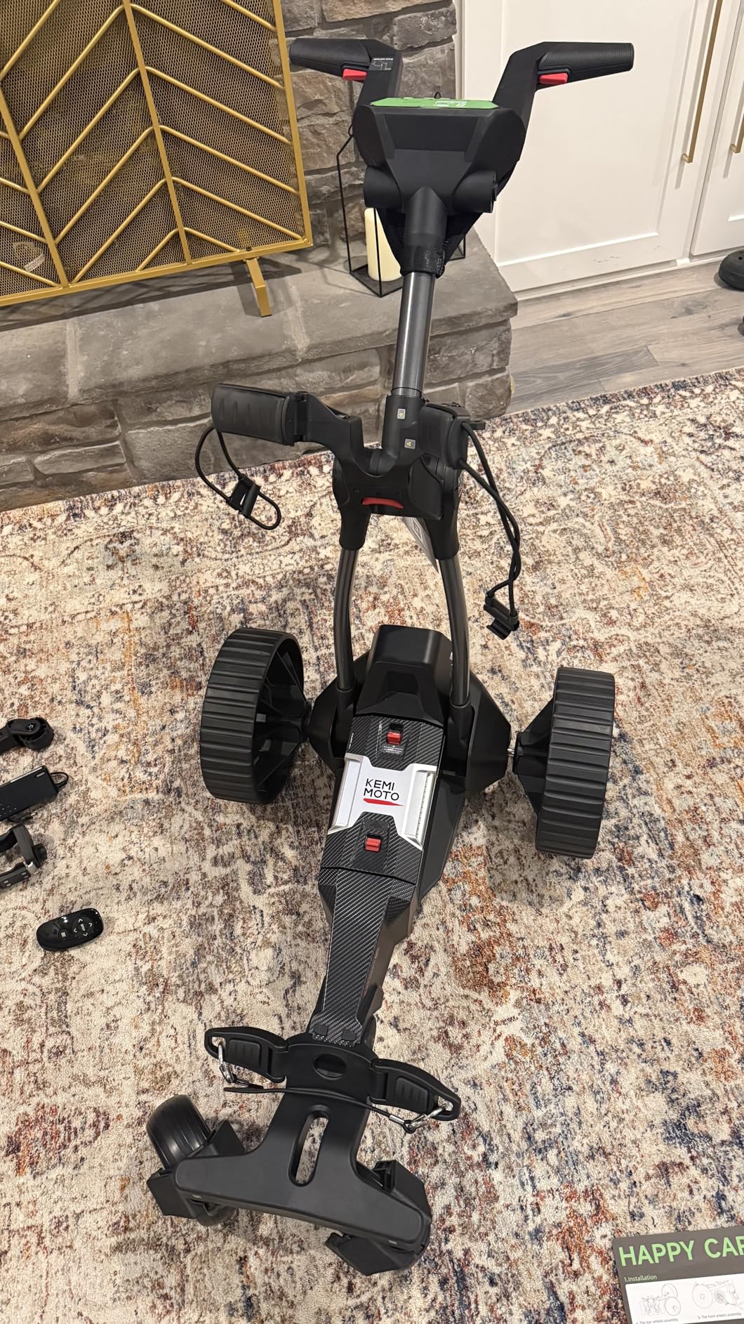 KEMIMOTO ApexR Electric Golf Cart with Power Assist Mode, 492FT Remote Control, Dual 240W Motor 36 Hole Battery, IPX5 Water Resistant customer photo 1