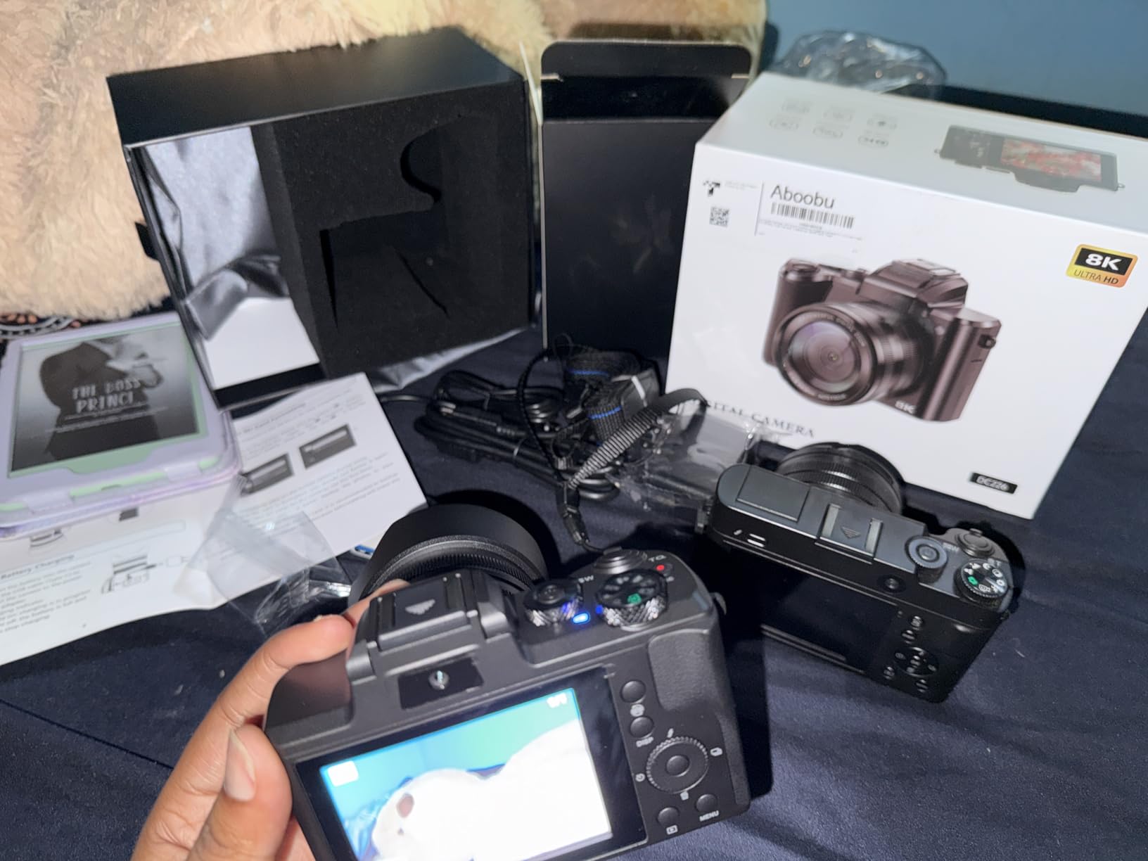 8K Digital Camera, 88MP WiFi Cameras for Photography with 3.2